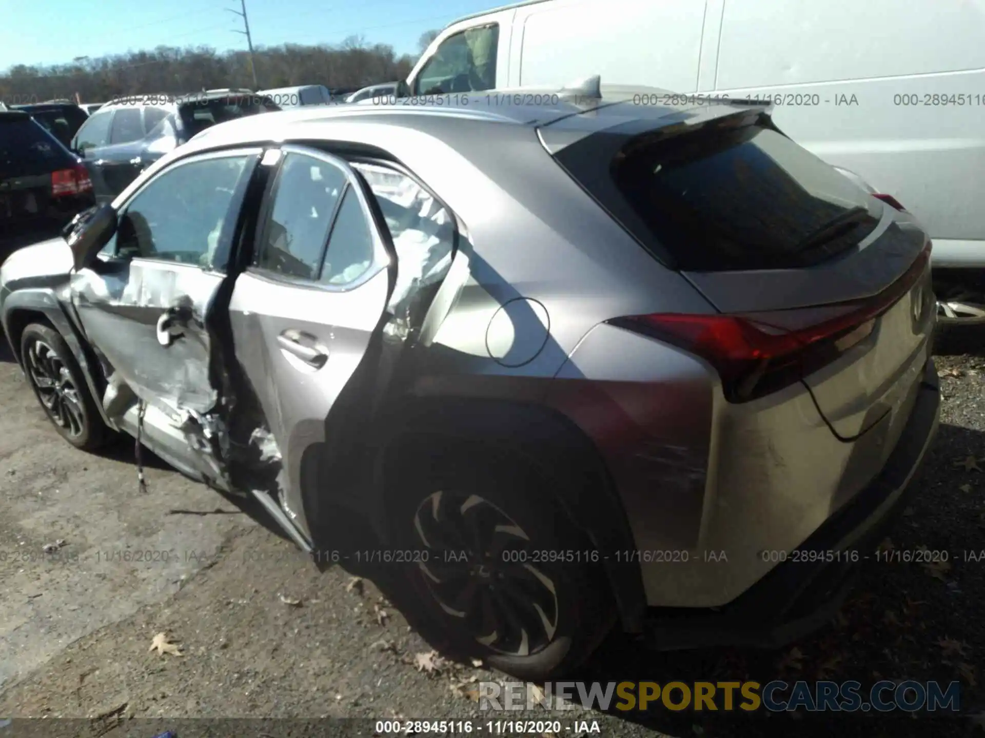 3 Photograph of a damaged car JTHP9JBH4L2025925 LEXUS UX 2020