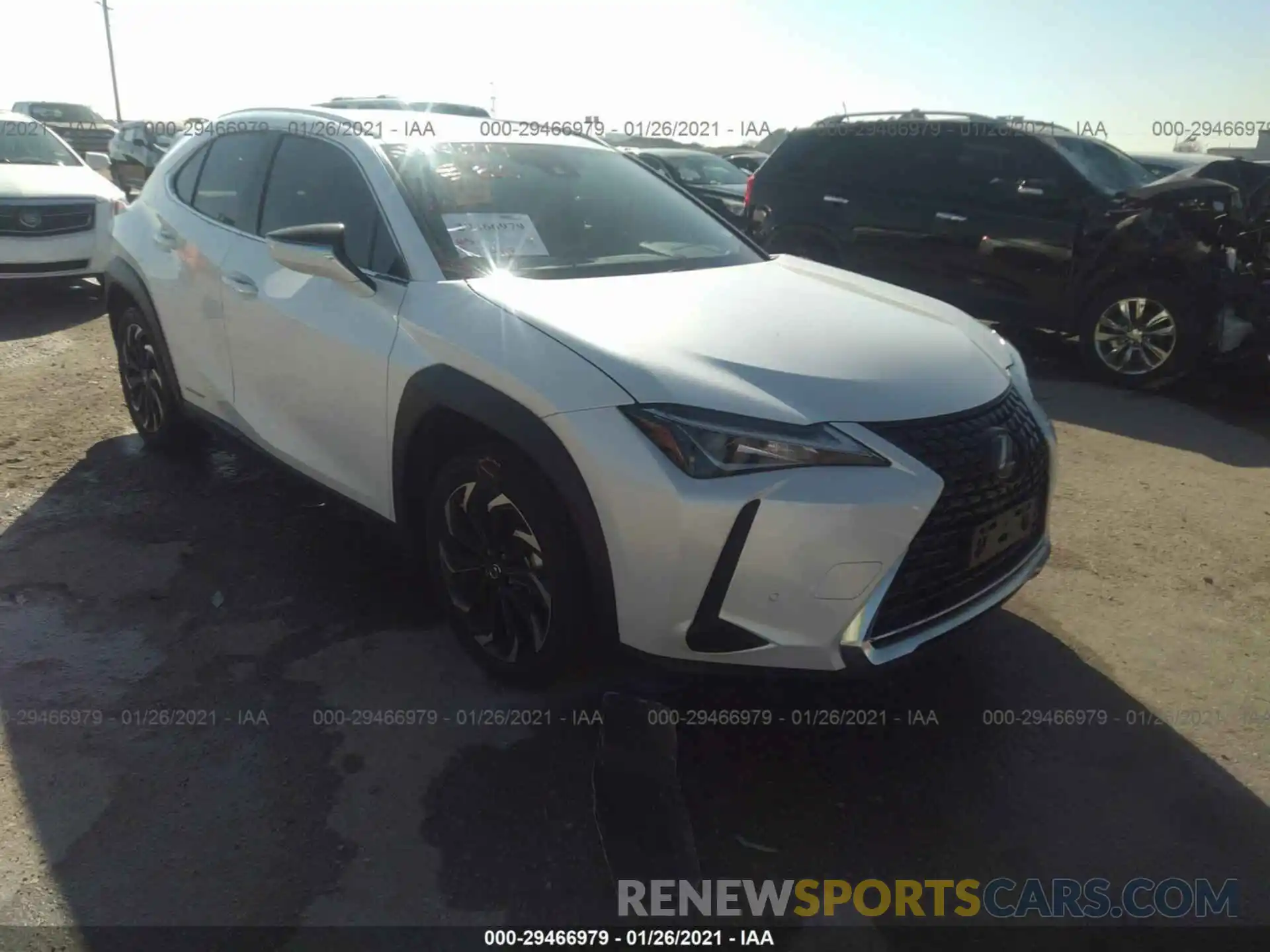 1 Фотография поврежденного автомобиля JTHP9JBH4L2028131 LEXUS UX 2020