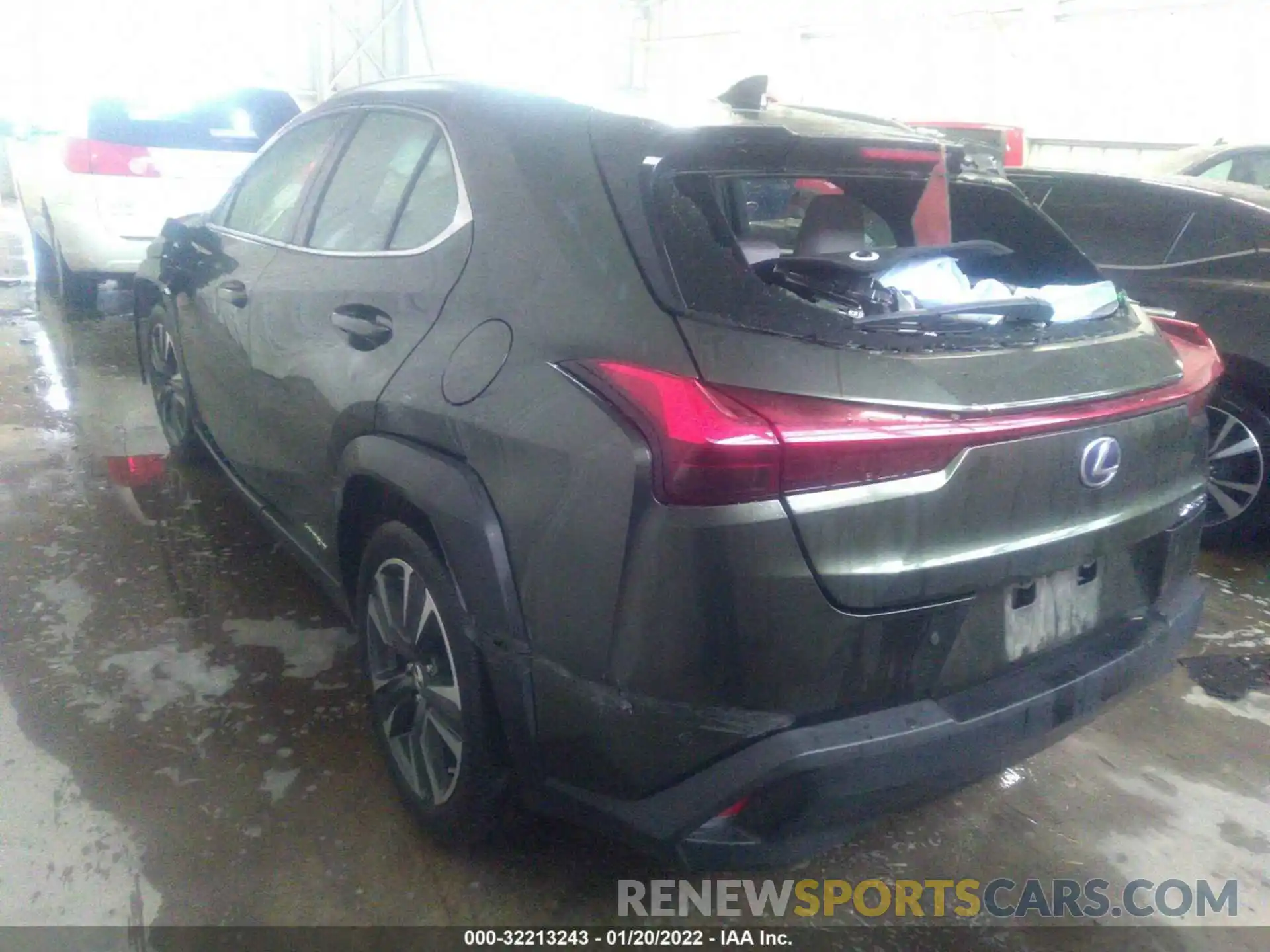 3 Фотография поврежденного автомобиля JTHP9JBH4L2029361 LEXUS UX 2020