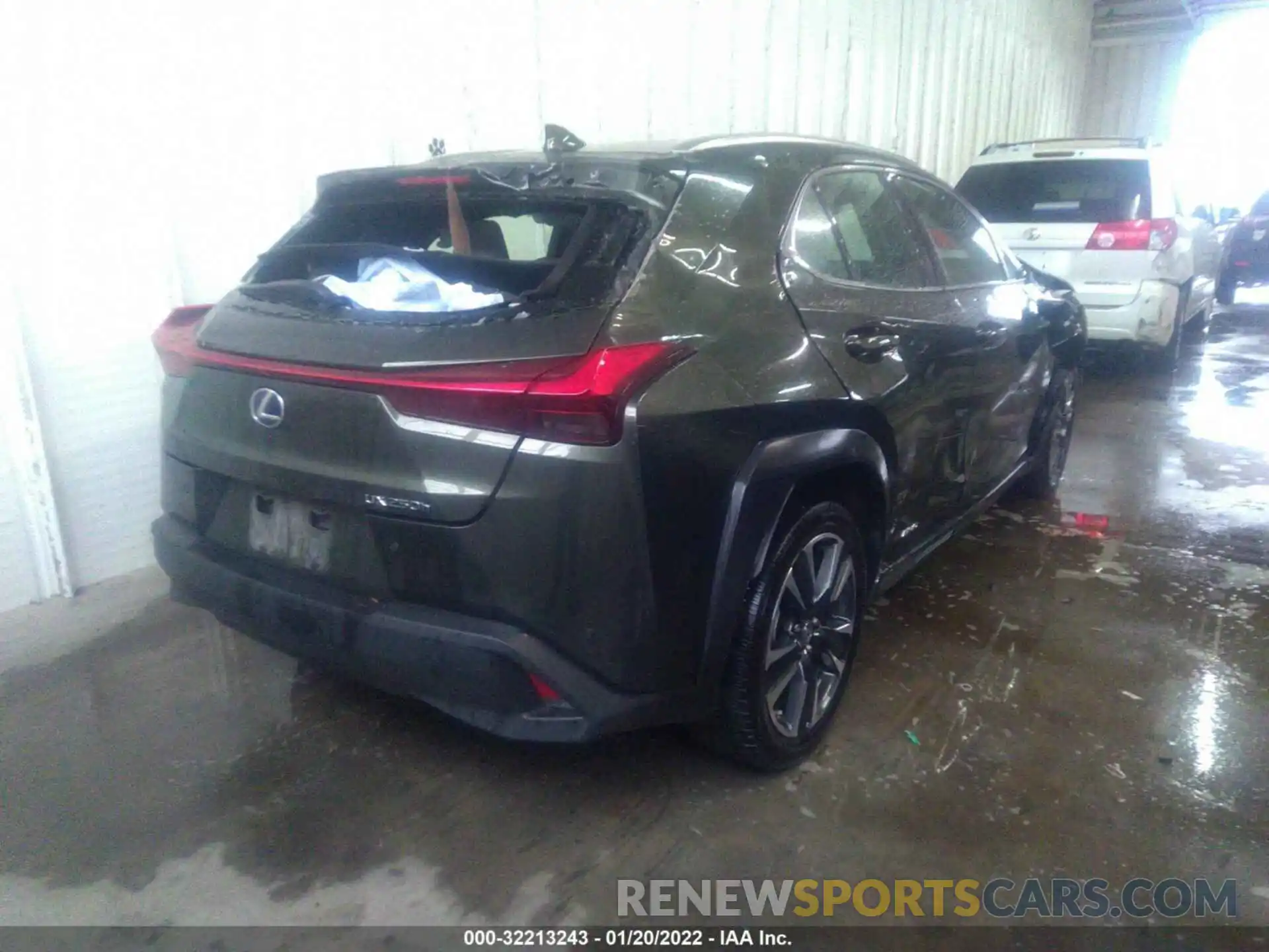 4 Фотография поврежденного автомобиля JTHP9JBH4L2029361 LEXUS UX 2020