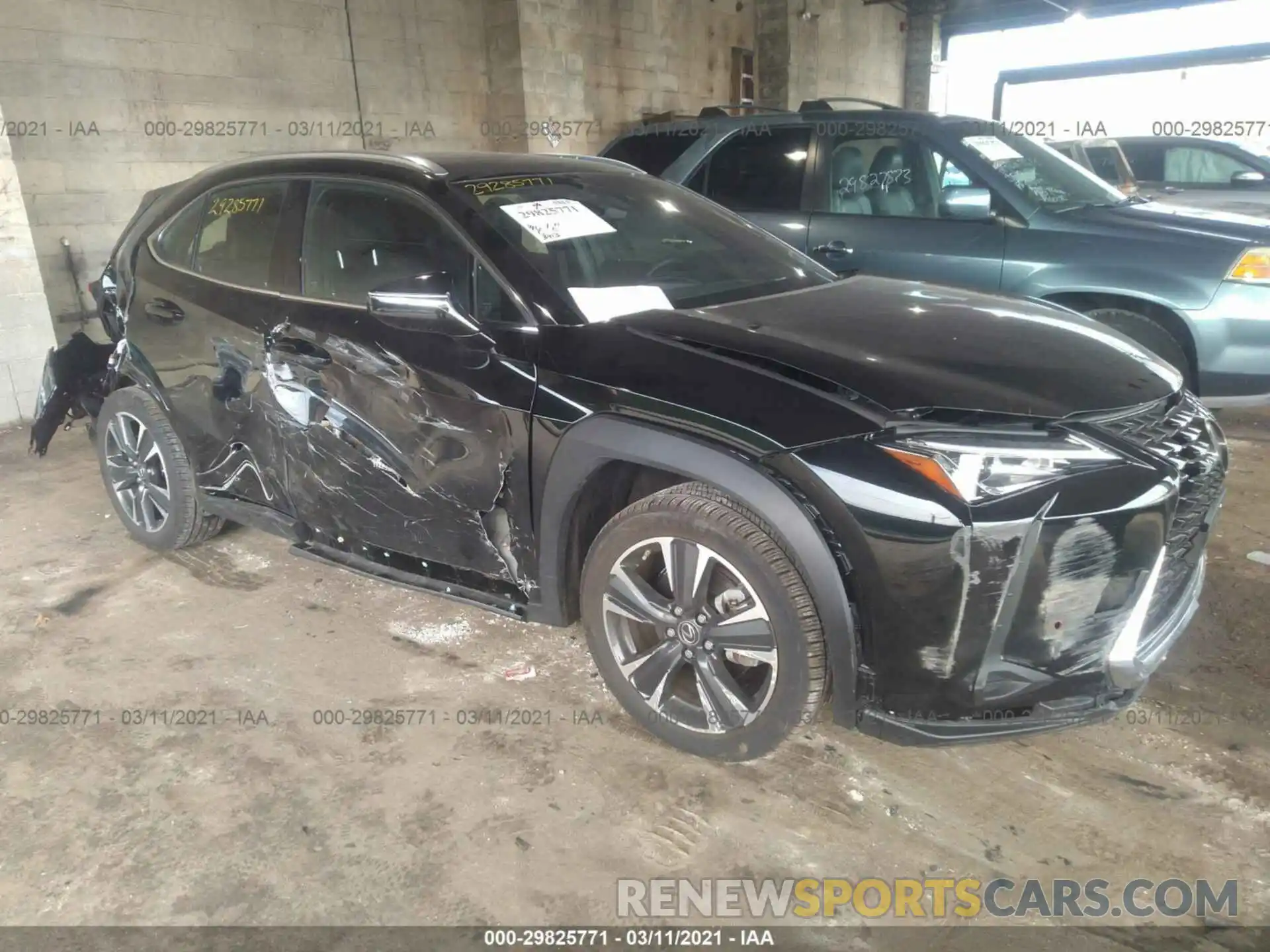 1 Фотография поврежденного автомобиля JTHP9JBH4L2032728 LEXUS UX 2020