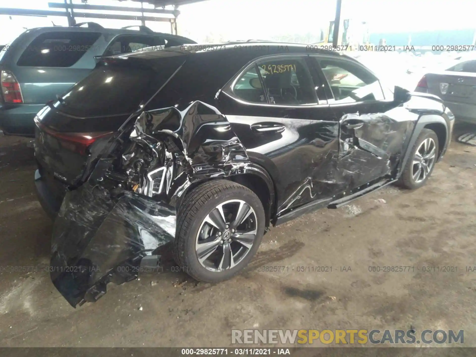 4 Photograph of a damaged car JTHP9JBH4L2032728 LEXUS UX 2020