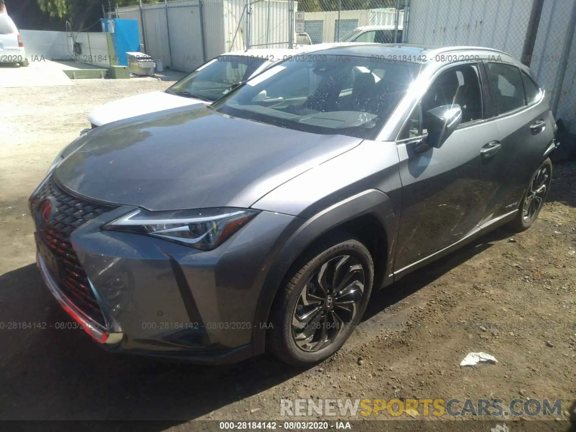 2 Фотография поврежденного автомобиля JTHP9JBH6L2023769 LEXUS UX 2020