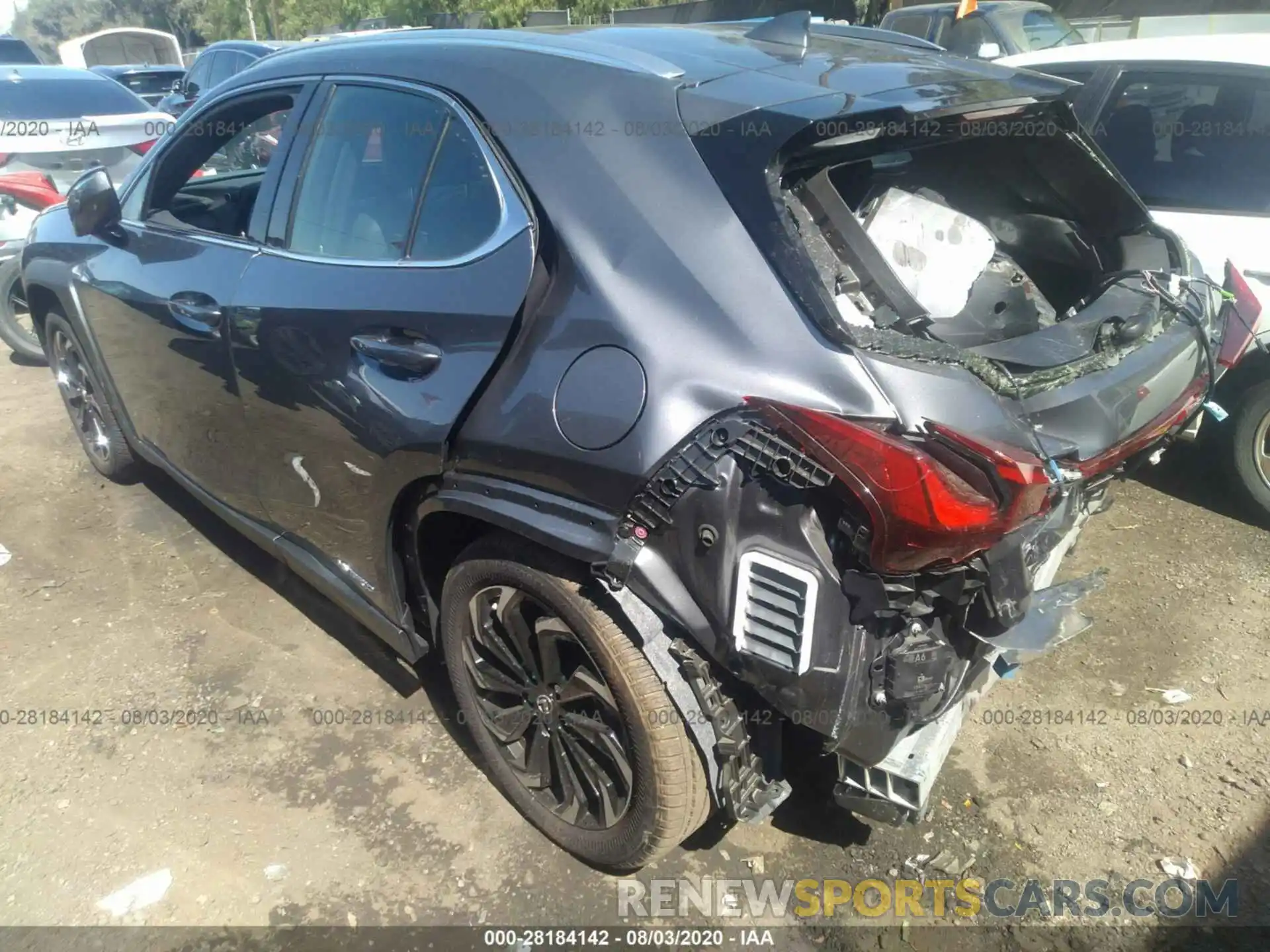 3 Photograph of a damaged car JTHP9JBH6L2023769 LEXUS UX 2020