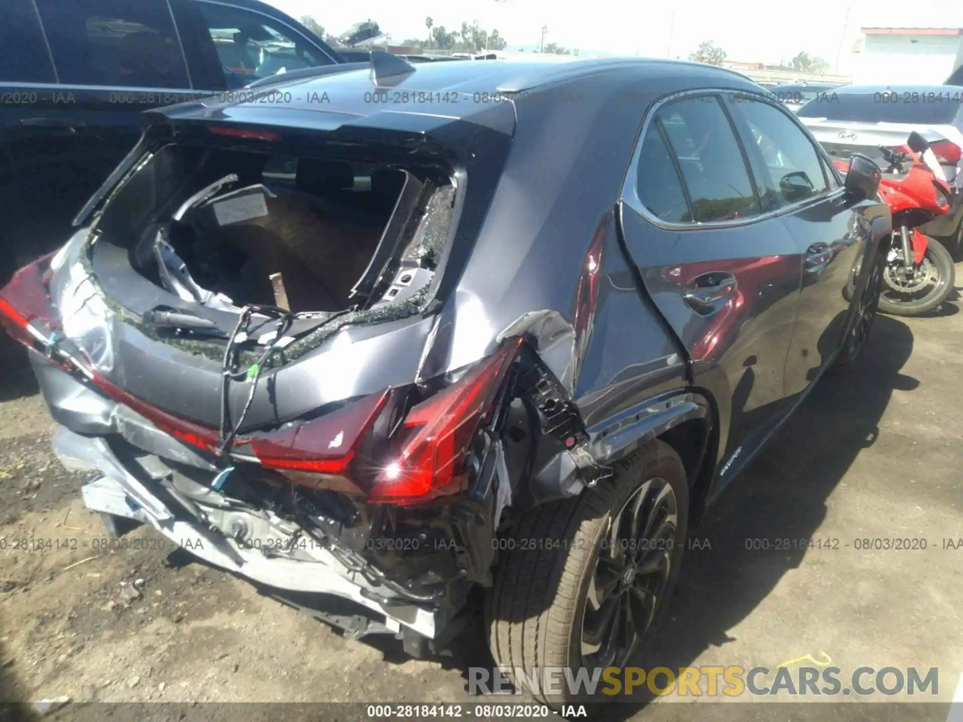 4 Photograph of a damaged car JTHP9JBH6L2023769 LEXUS UX 2020