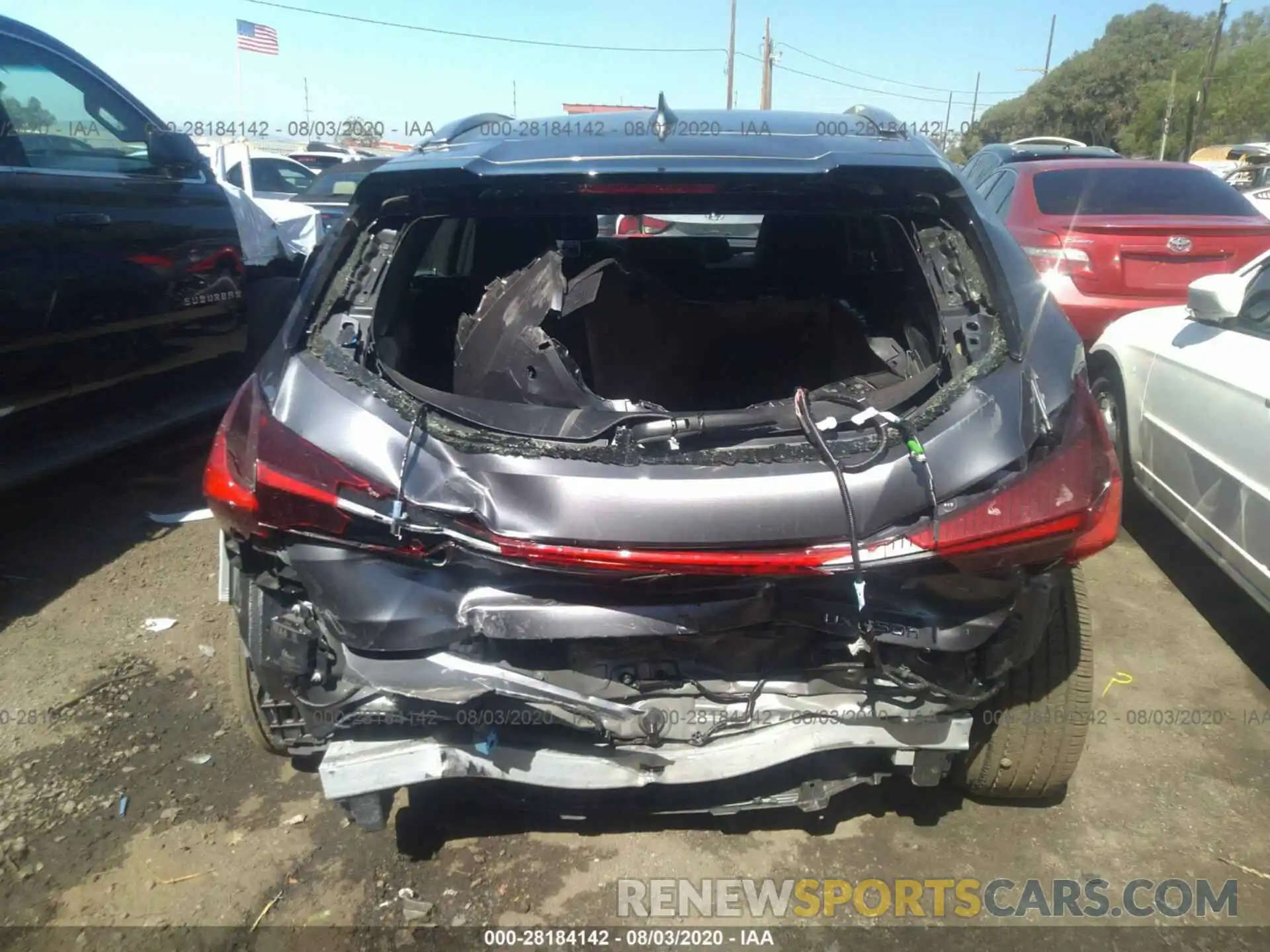 6 Photograph of a damaged car JTHP9JBH6L2023769 LEXUS UX 2020