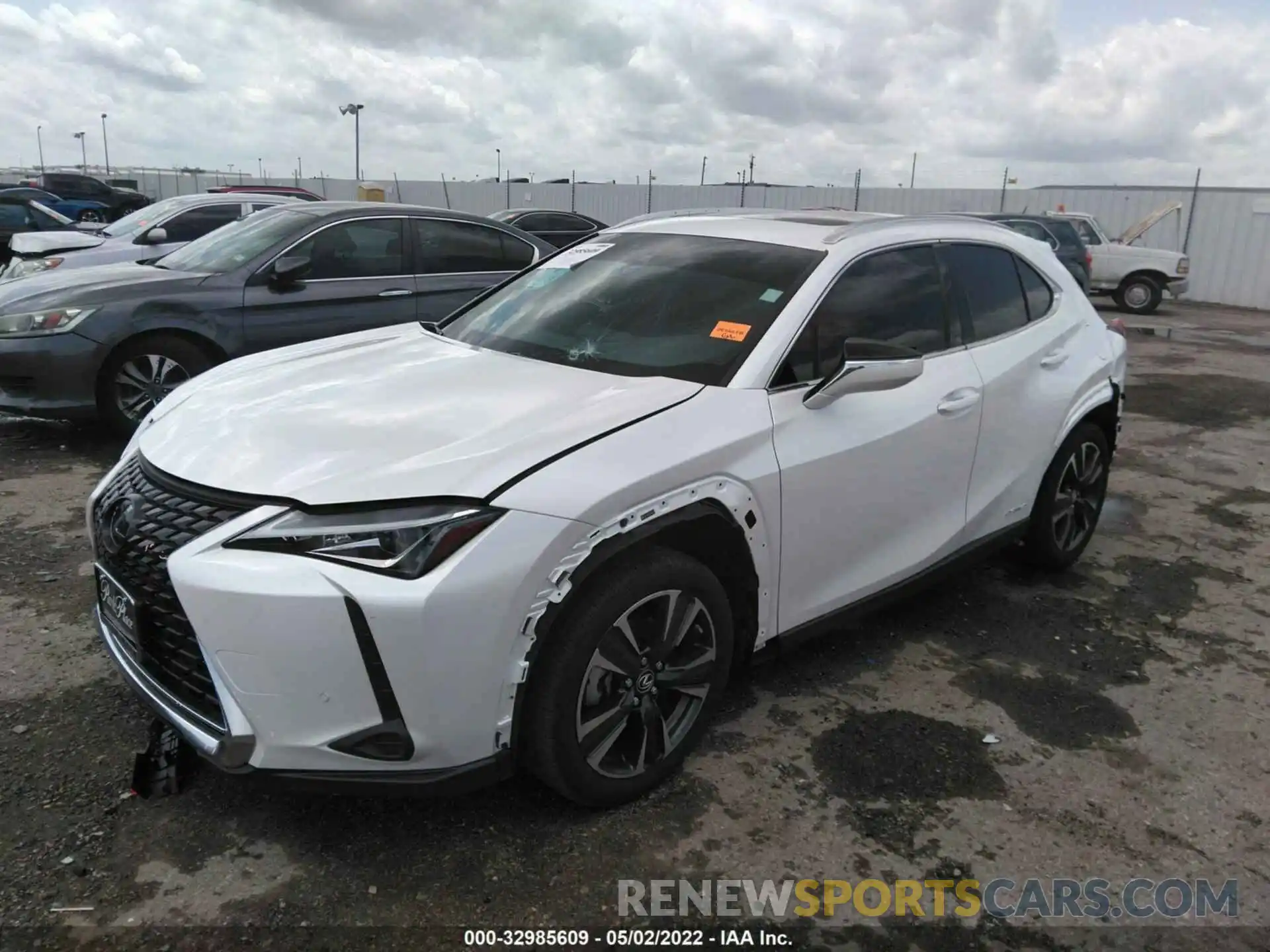 2 Фотография поврежденного автомобиля JTHP9JBH6L2029149 LEXUS UX 2020