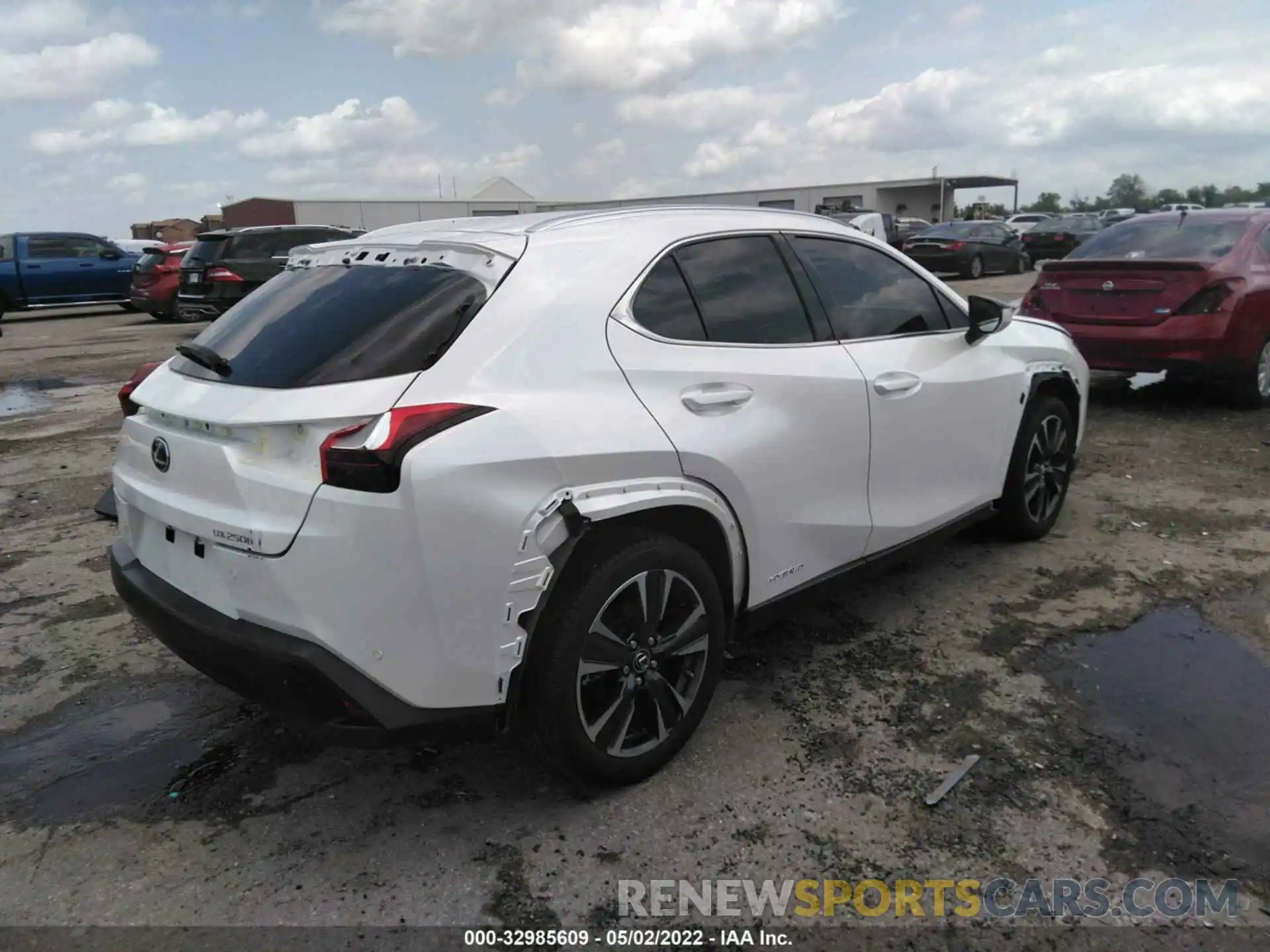 4 Фотография поврежденного автомобиля JTHP9JBH6L2029149 LEXUS UX 2020