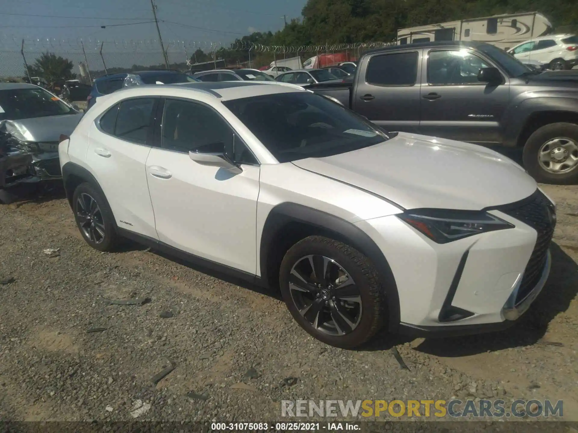 1 Photograph of a damaged car JTHP9JBH6L2033640 LEXUS UX 2020