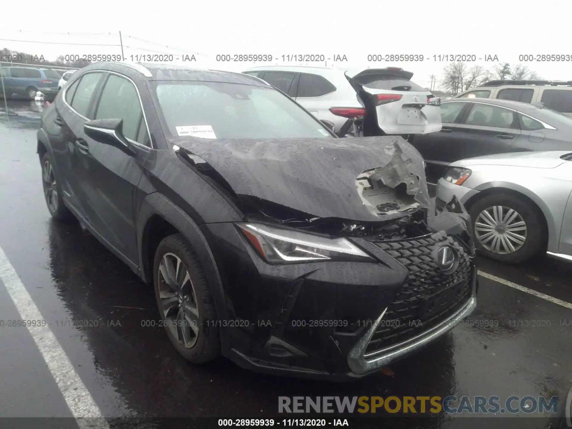 1 Фотография поврежденного автомобиля JTHP9JBH7L2022663 LEXUS UX 2020