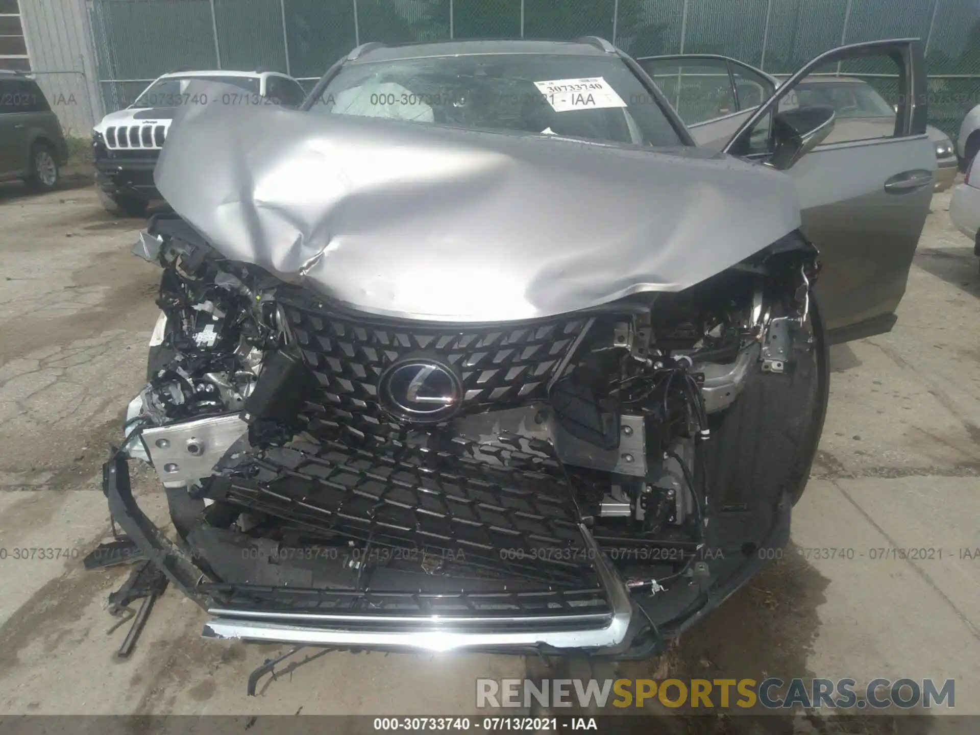 10 Photograph of a damaged car JTHP9JBH7L2032724 LEXUS UX 2020