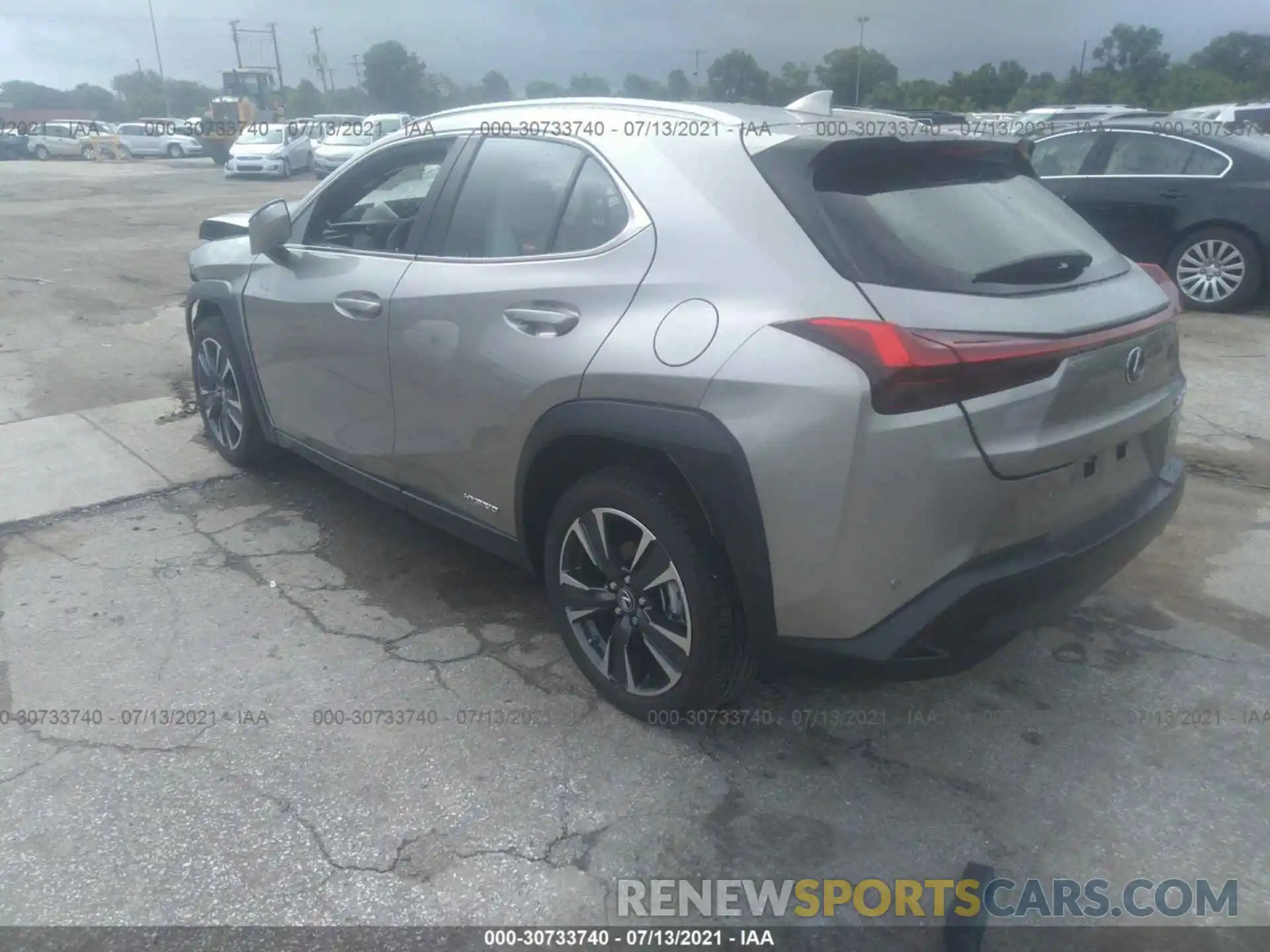 3 Photograph of a damaged car JTHP9JBH7L2032724 LEXUS UX 2020