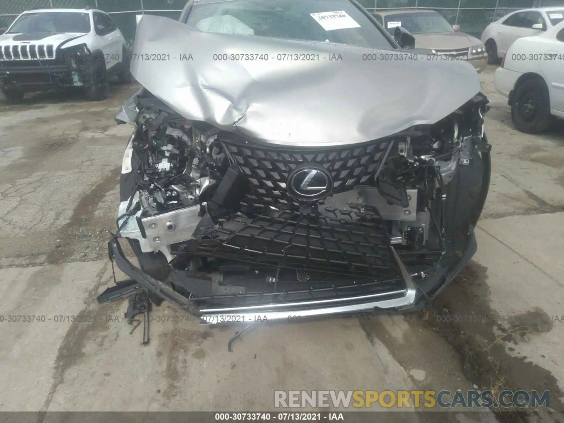 6 Photograph of a damaged car JTHP9JBH7L2032724 LEXUS UX 2020