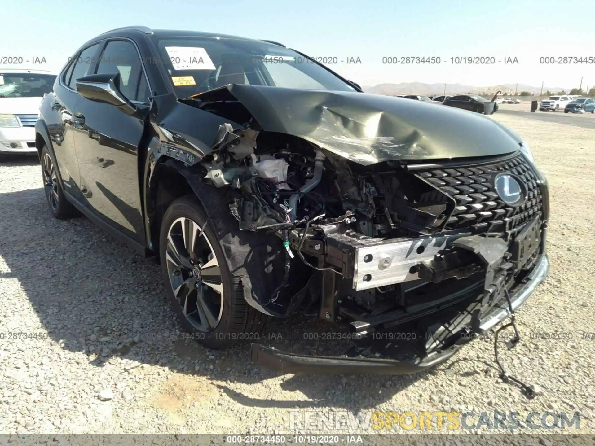 6 Фотография поврежденного автомобиля JTHP9JBH7L2033257 LEXUS UX 2020