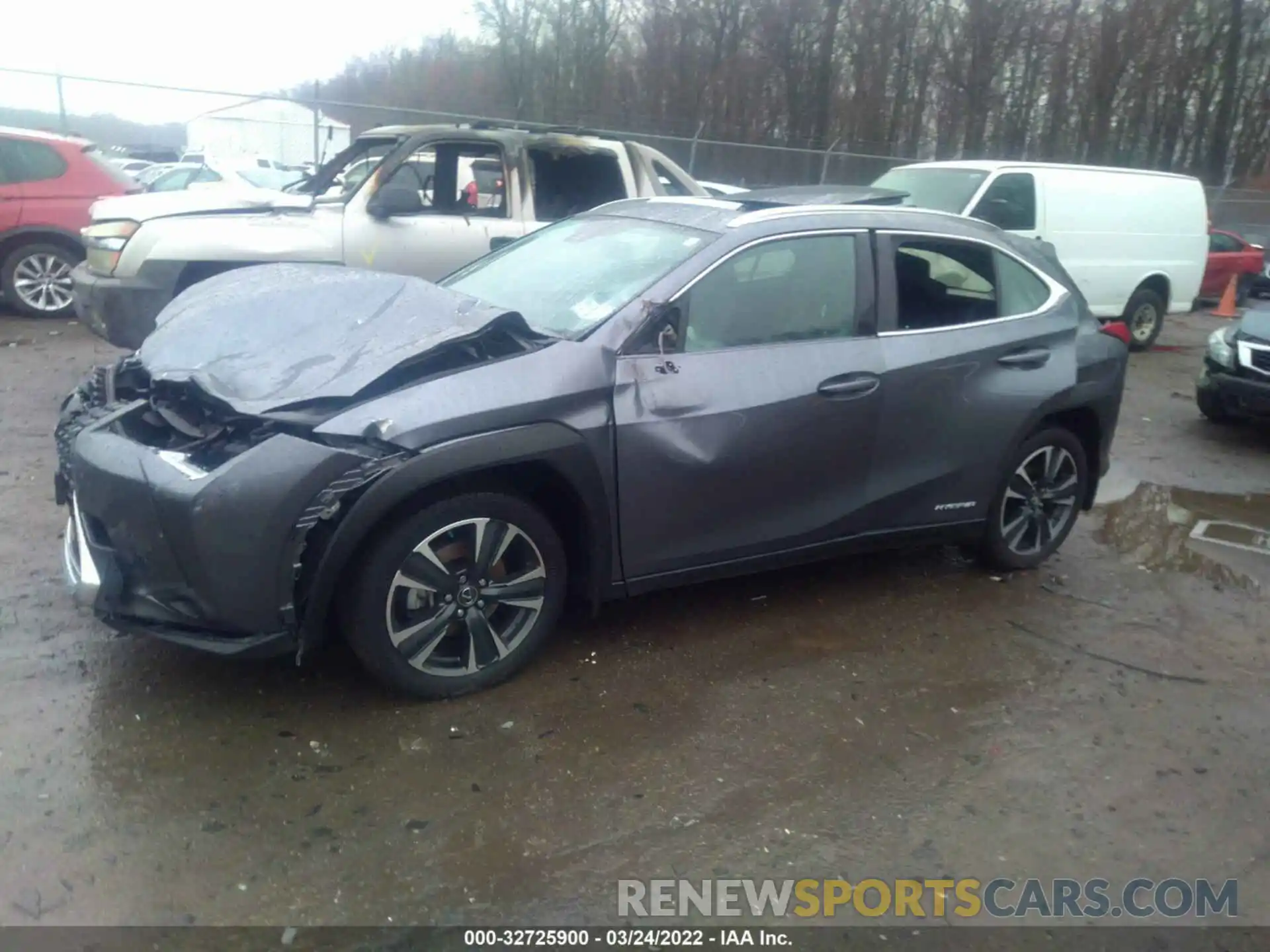 2 Photograph of a damaged car JTHP9JBH7L2036854 LEXUS UX 2020