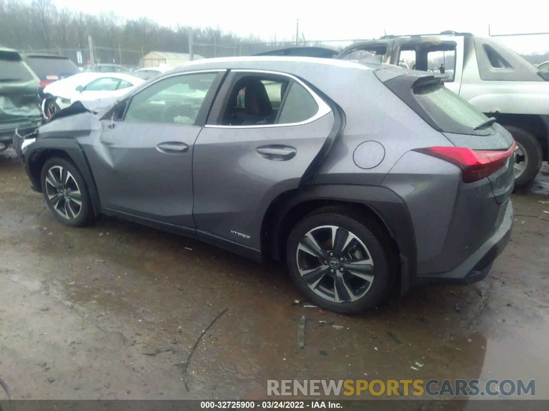 3 Photograph of a damaged car JTHP9JBH7L2036854 LEXUS UX 2020