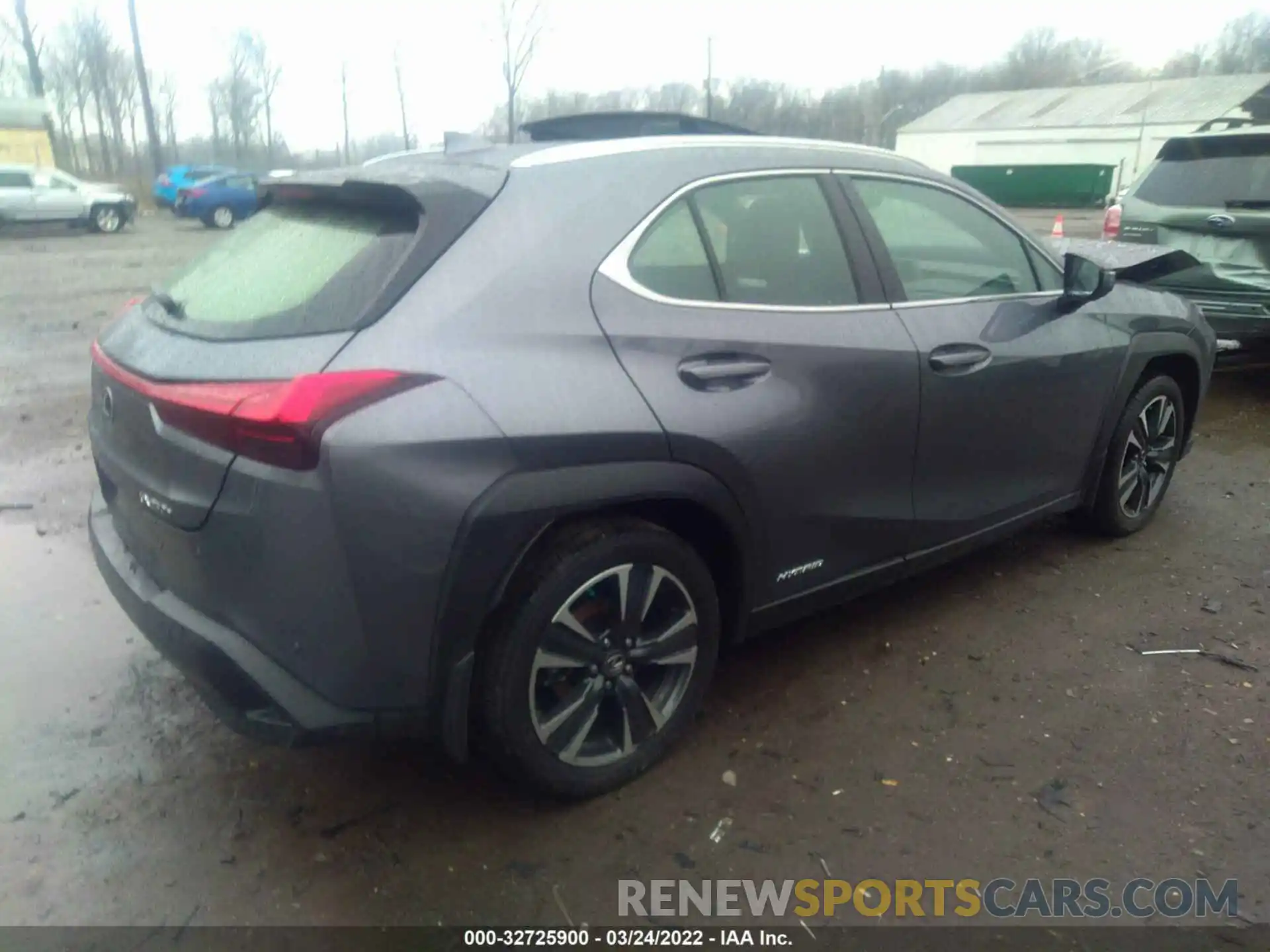 4 Фотография поврежденного автомобиля JTHP9JBH7L2036854 LEXUS UX 2020