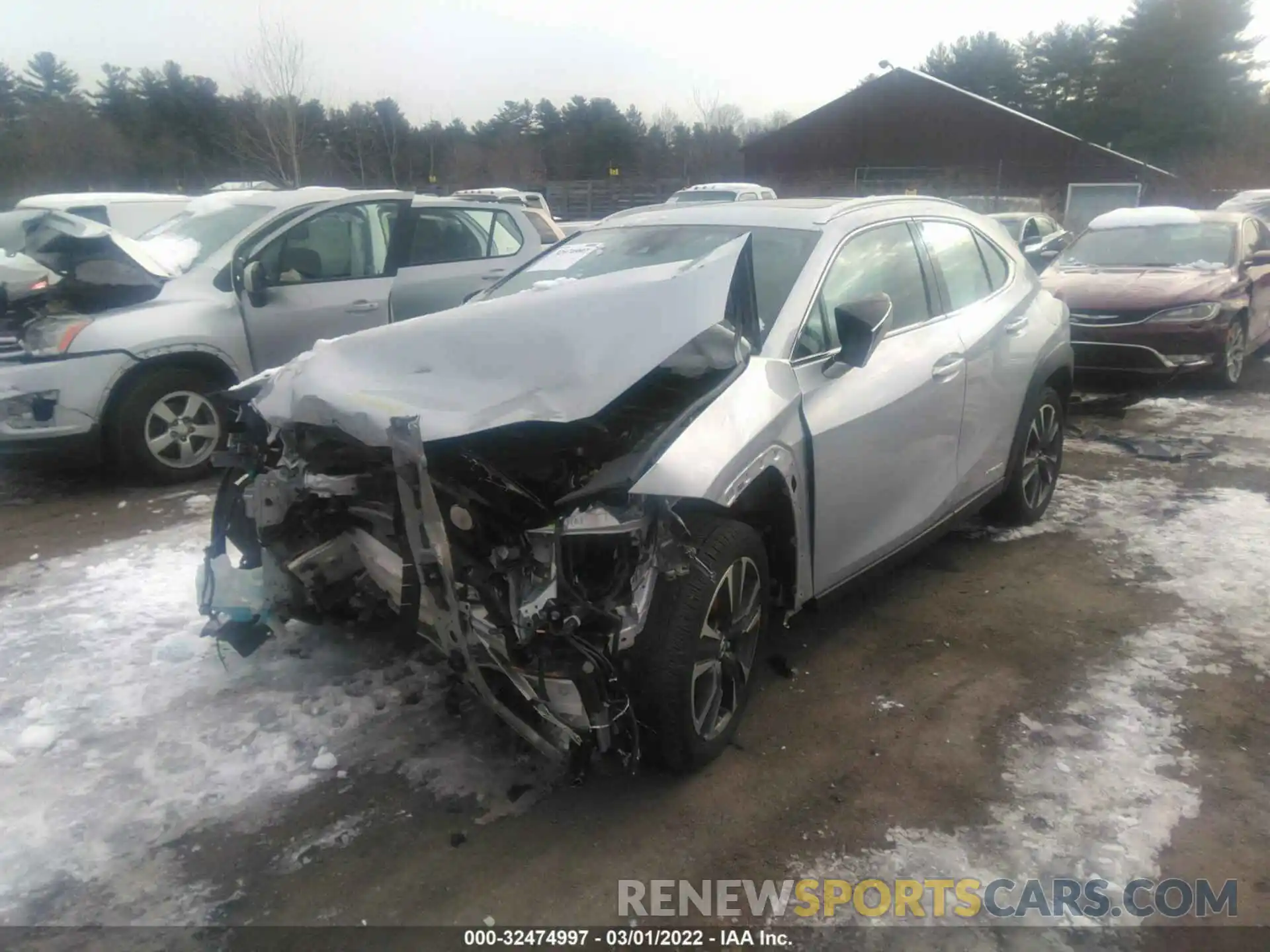 2 Photograph of a damaged car JTHP9JBH8L2023952 LEXUS UX 2020