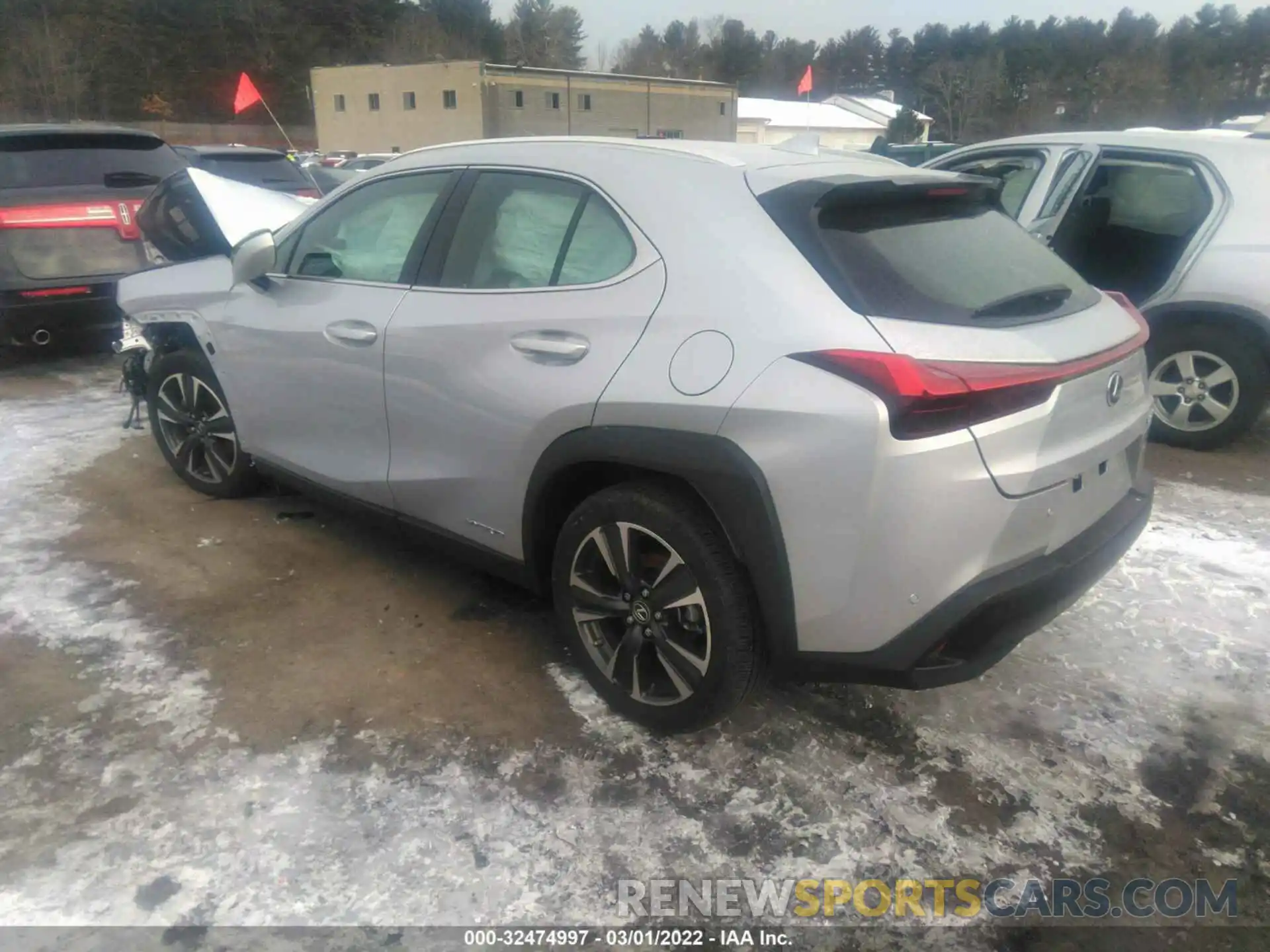 3 Фотография поврежденного автомобиля JTHP9JBH8L2023952 LEXUS UX 2020