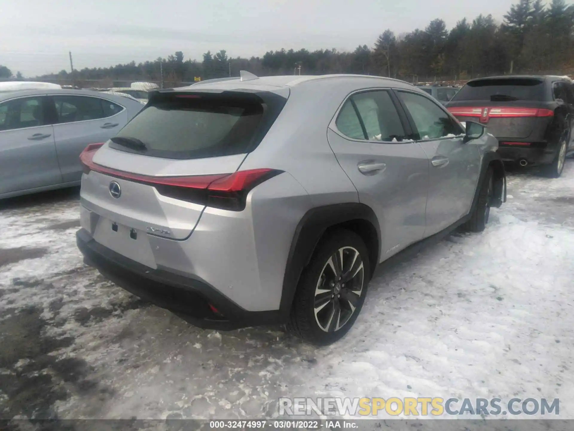 4 Фотография поврежденного автомобиля JTHP9JBH8L2023952 LEXUS UX 2020