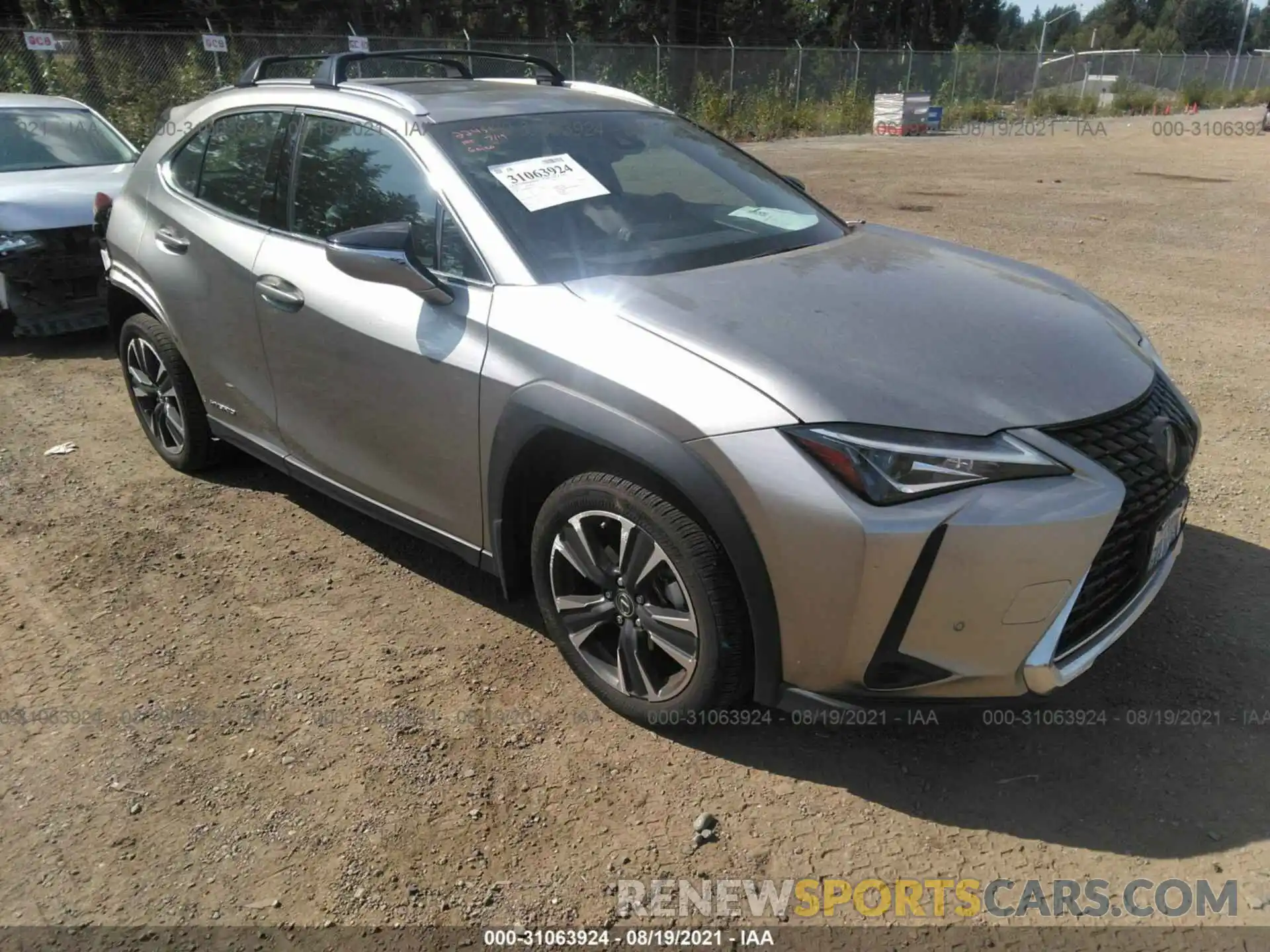 1 Photograph of a damaged car JTHP9JBH8L2027516 LEXUS UX 2020