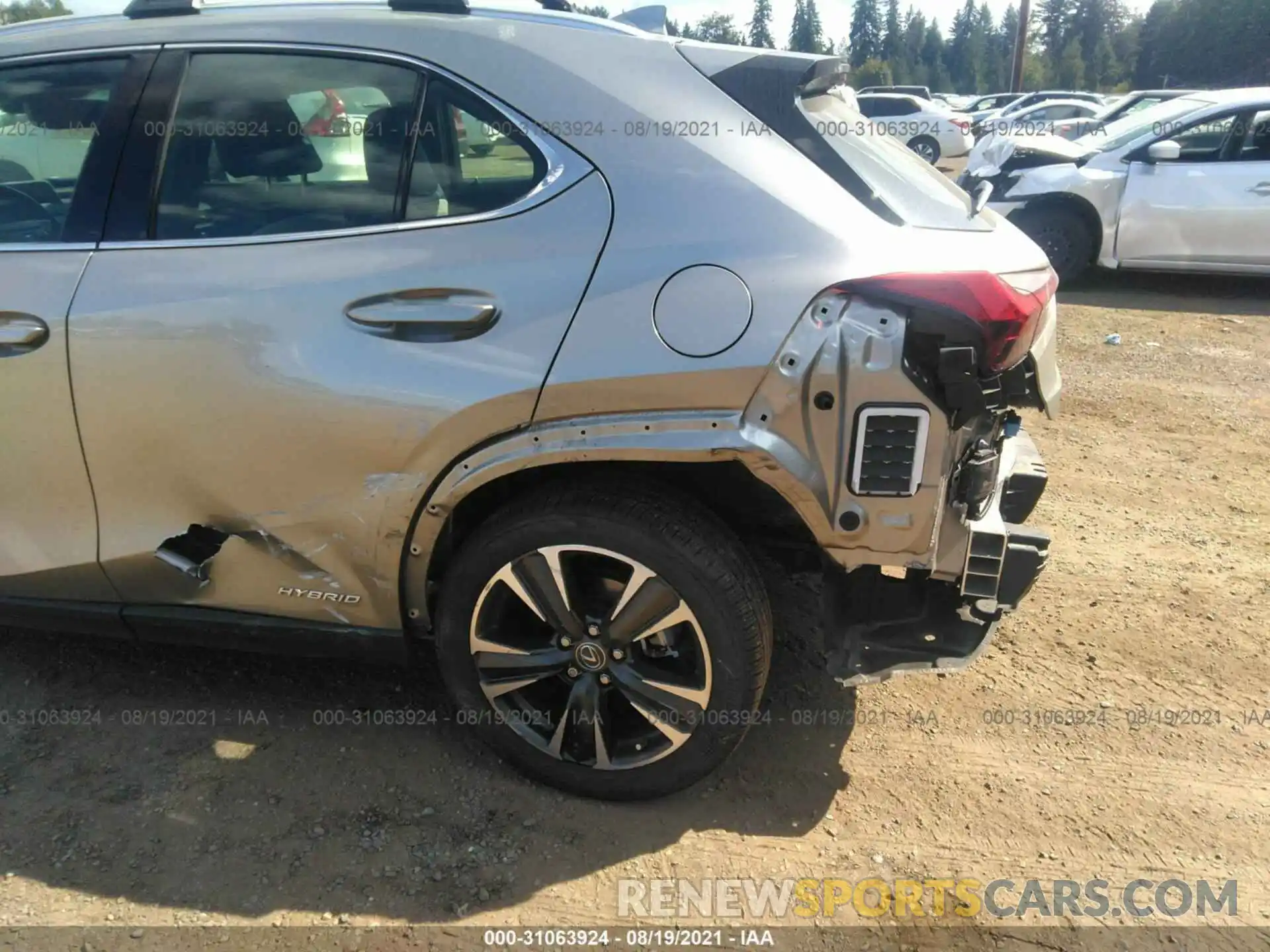 6 Photograph of a damaged car JTHP9JBH8L2027516 LEXUS UX 2020