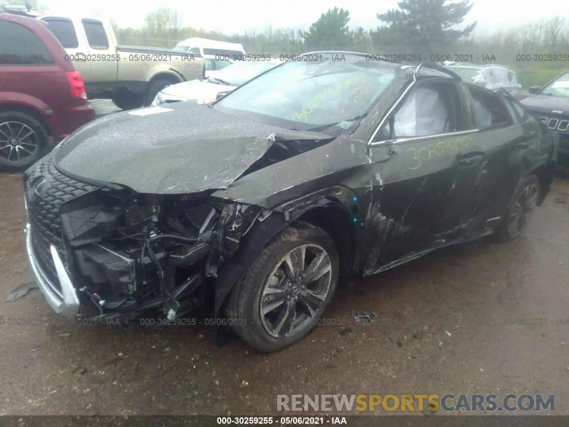 2 Photograph of a damaged car JTHP9JBH8L2032473 LEXUS UX 2020