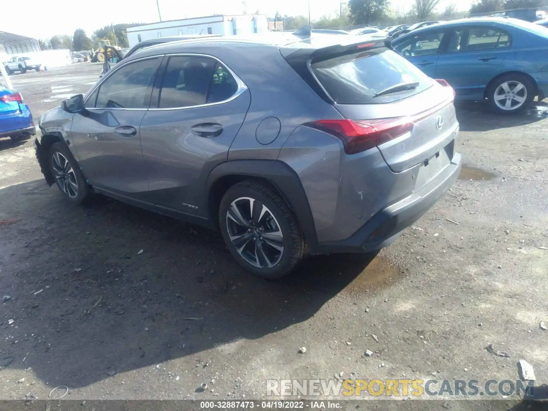 3 Photograph of a damaged car JTHP9JBH8L2033168 LEXUS UX 2020