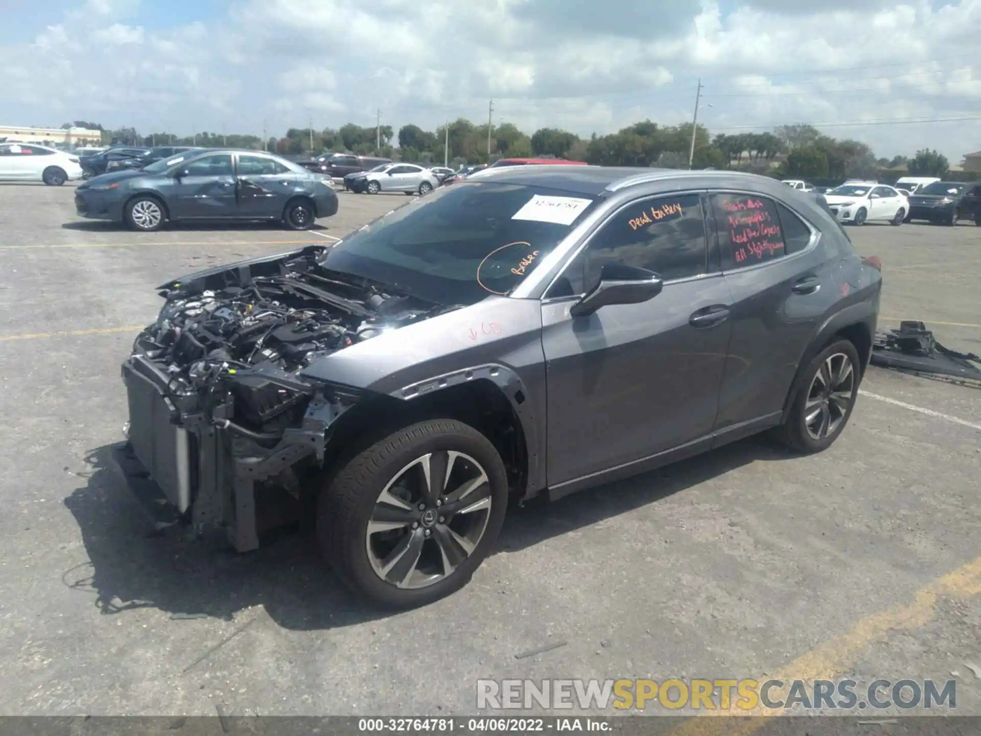 2 Photograph of a damaged car JTHP9JBH9L2026682 LEXUS UX 2020