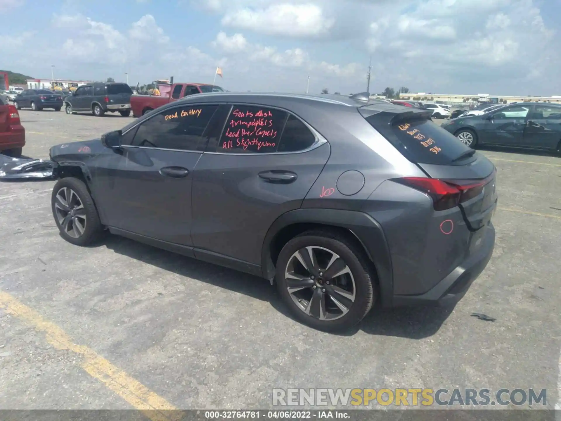 3 Photograph of a damaged car JTHP9JBH9L2026682 LEXUS UX 2020