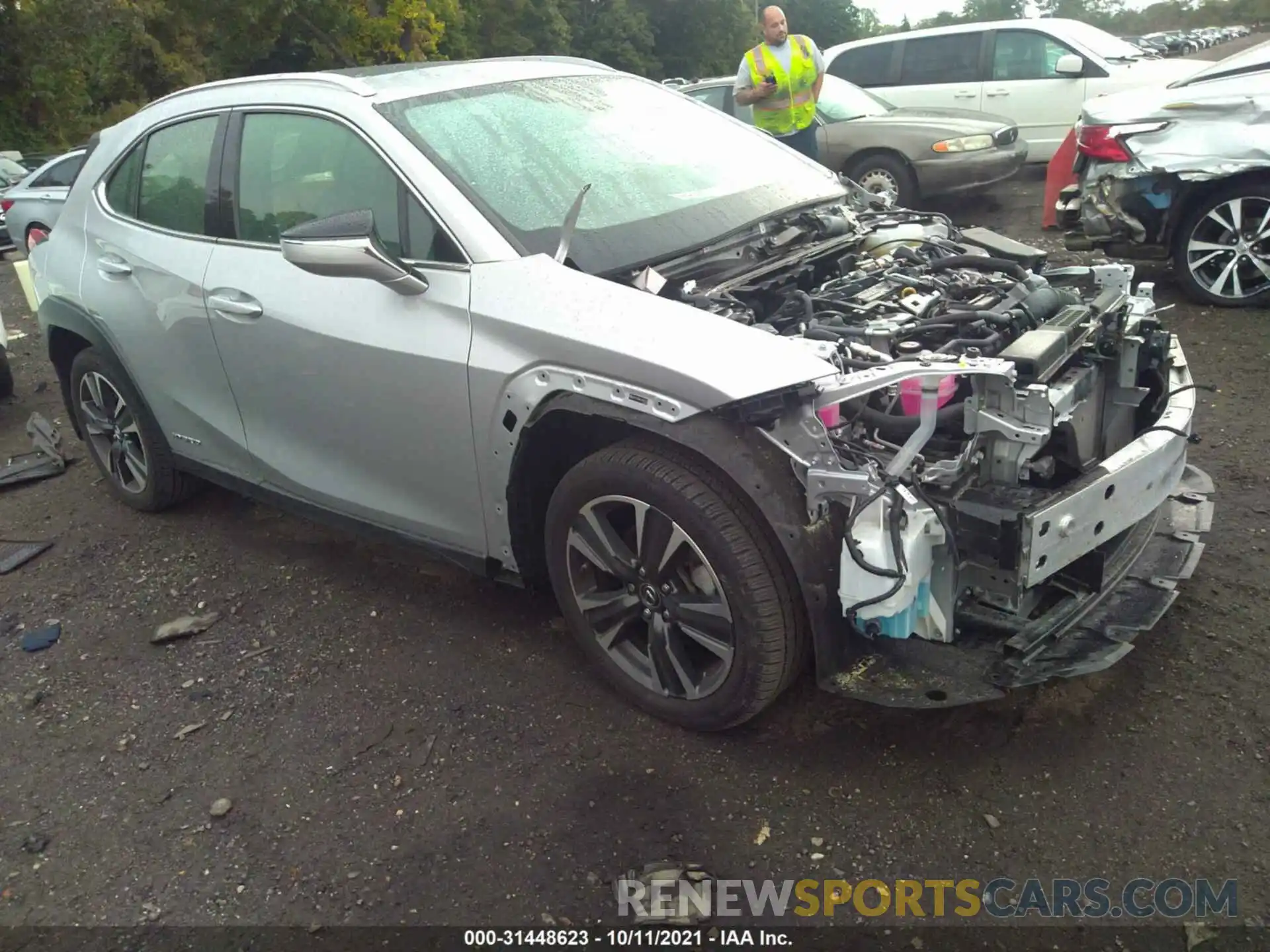 1 Photograph of a damaged car JTHP9JBHXL2022155 LEXUS UX 2020