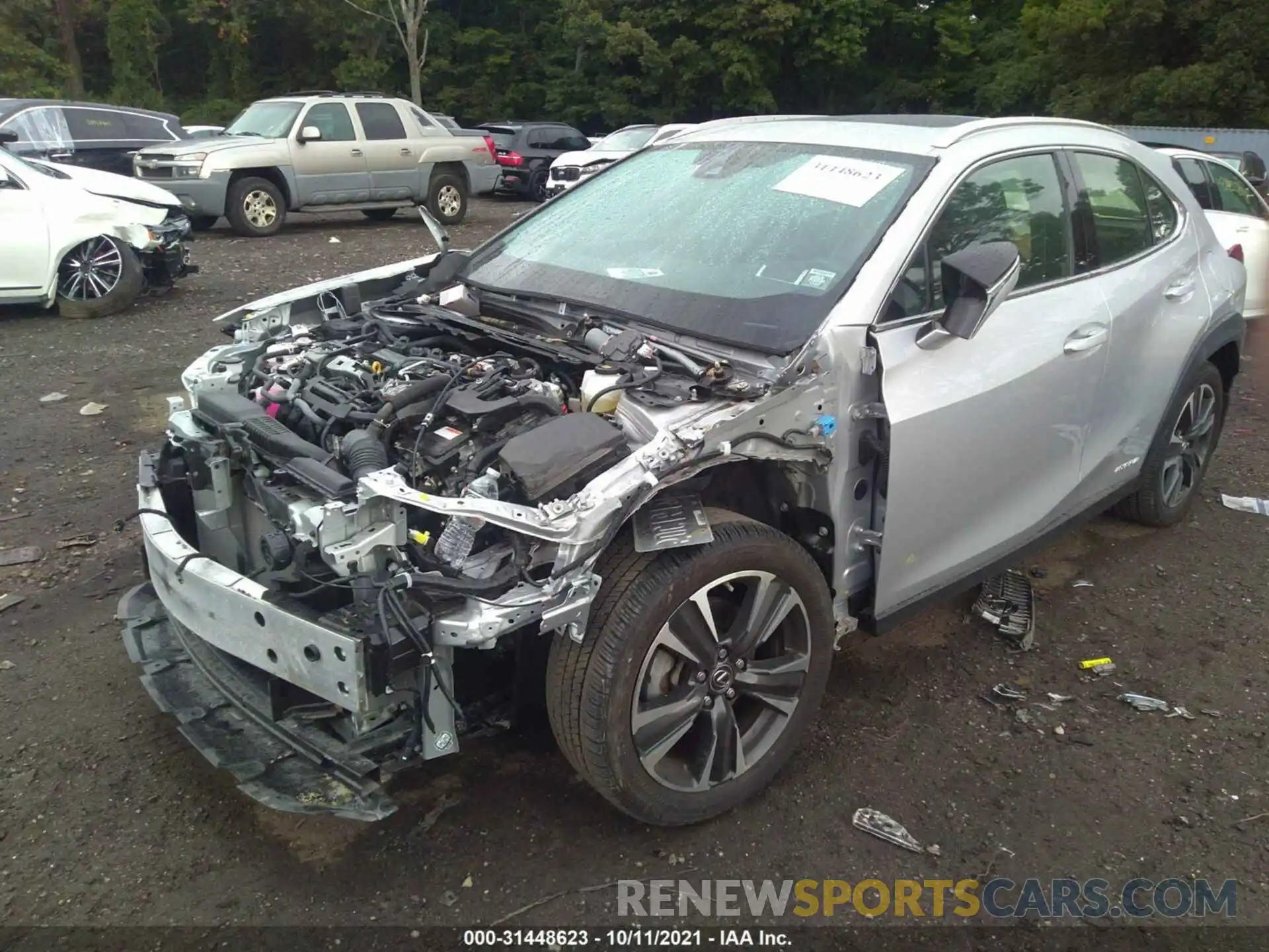 2 Photograph of a damaged car JTHP9JBHXL2022155 LEXUS UX 2020