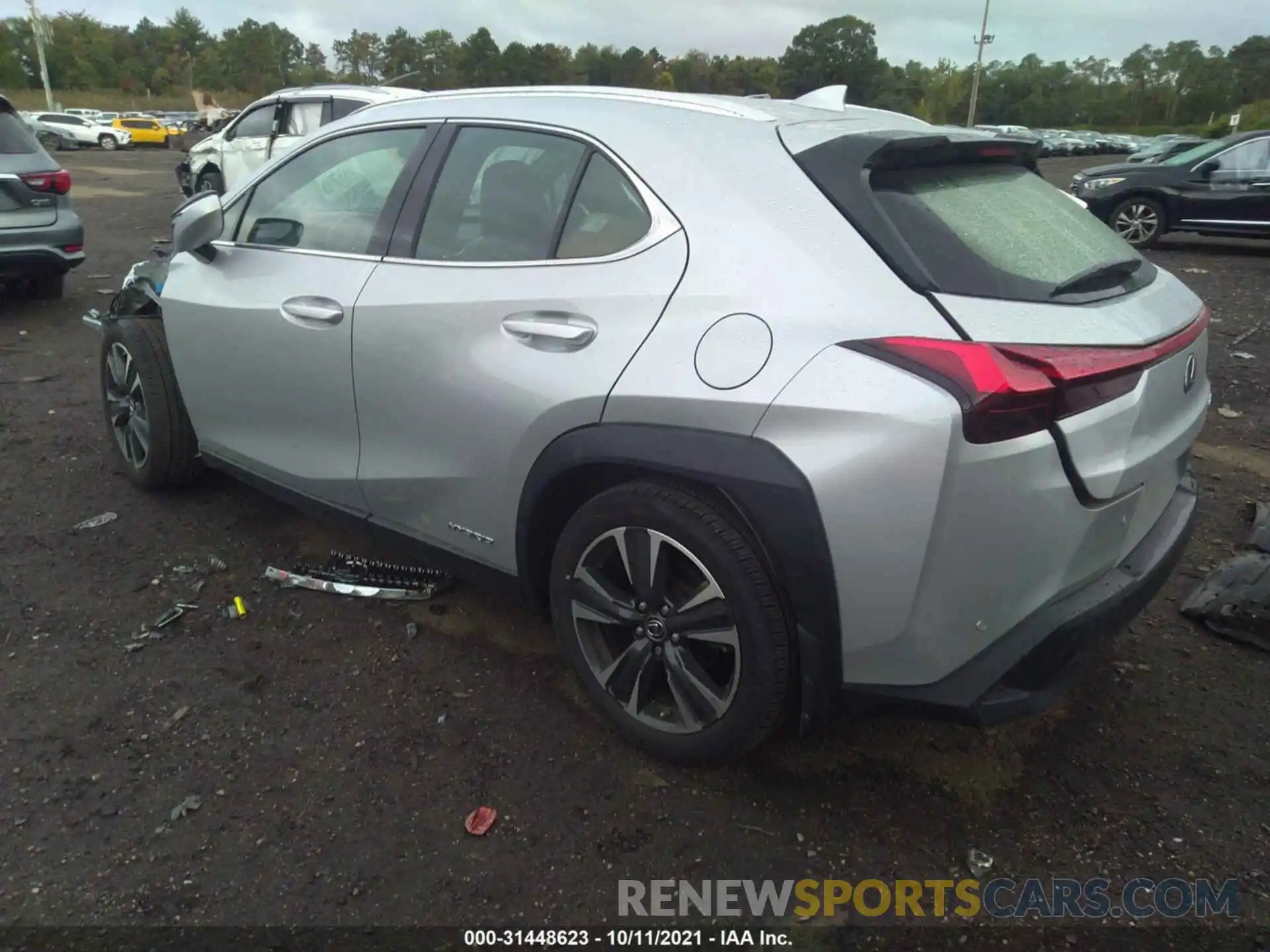 3 Photograph of a damaged car JTHP9JBHXL2022155 LEXUS UX 2020