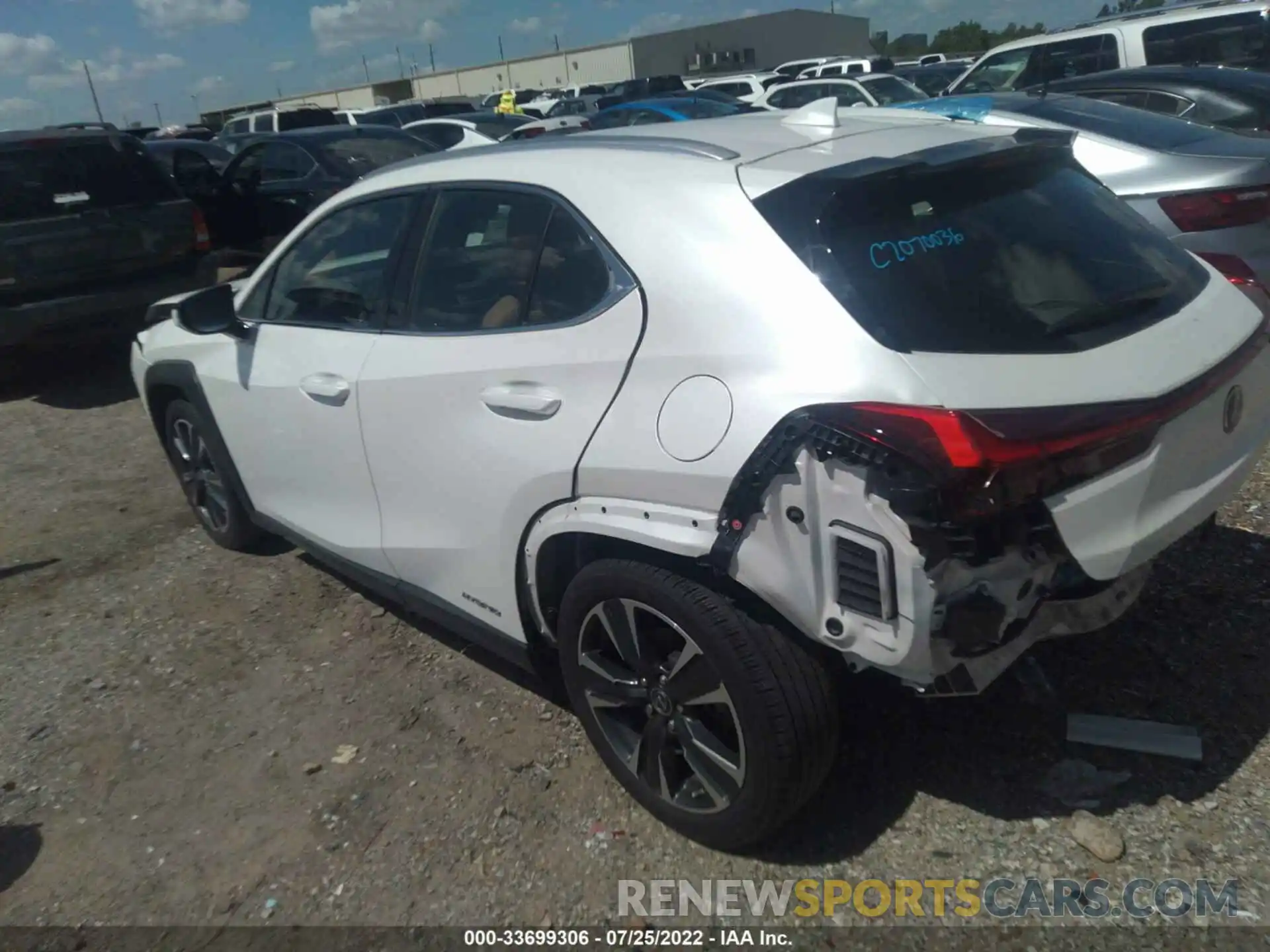 3 Photograph of a damaged car JTHP9JBHXL2036816 LEXUS UX 2020