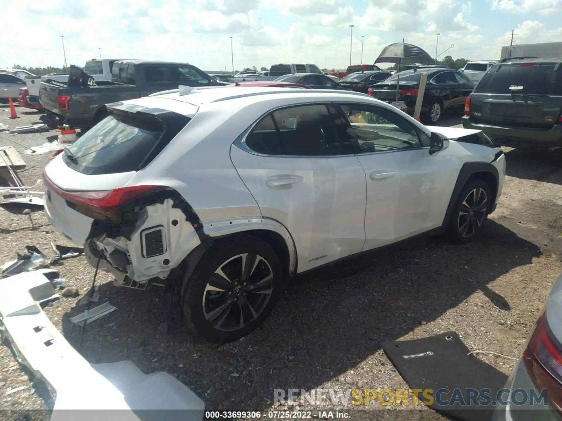 4 Photograph of a damaged car JTHP9JBHXL2036816 LEXUS UX 2020