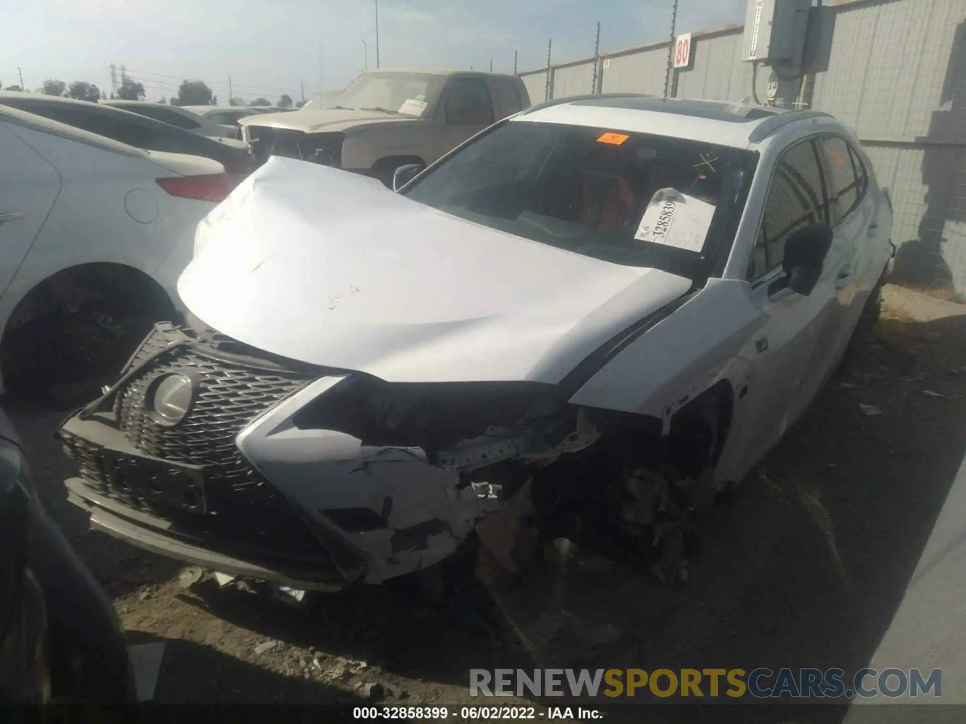 2 Photograph of a damaged car JTHR3JBH5L2022526 LEXUS UX 2020