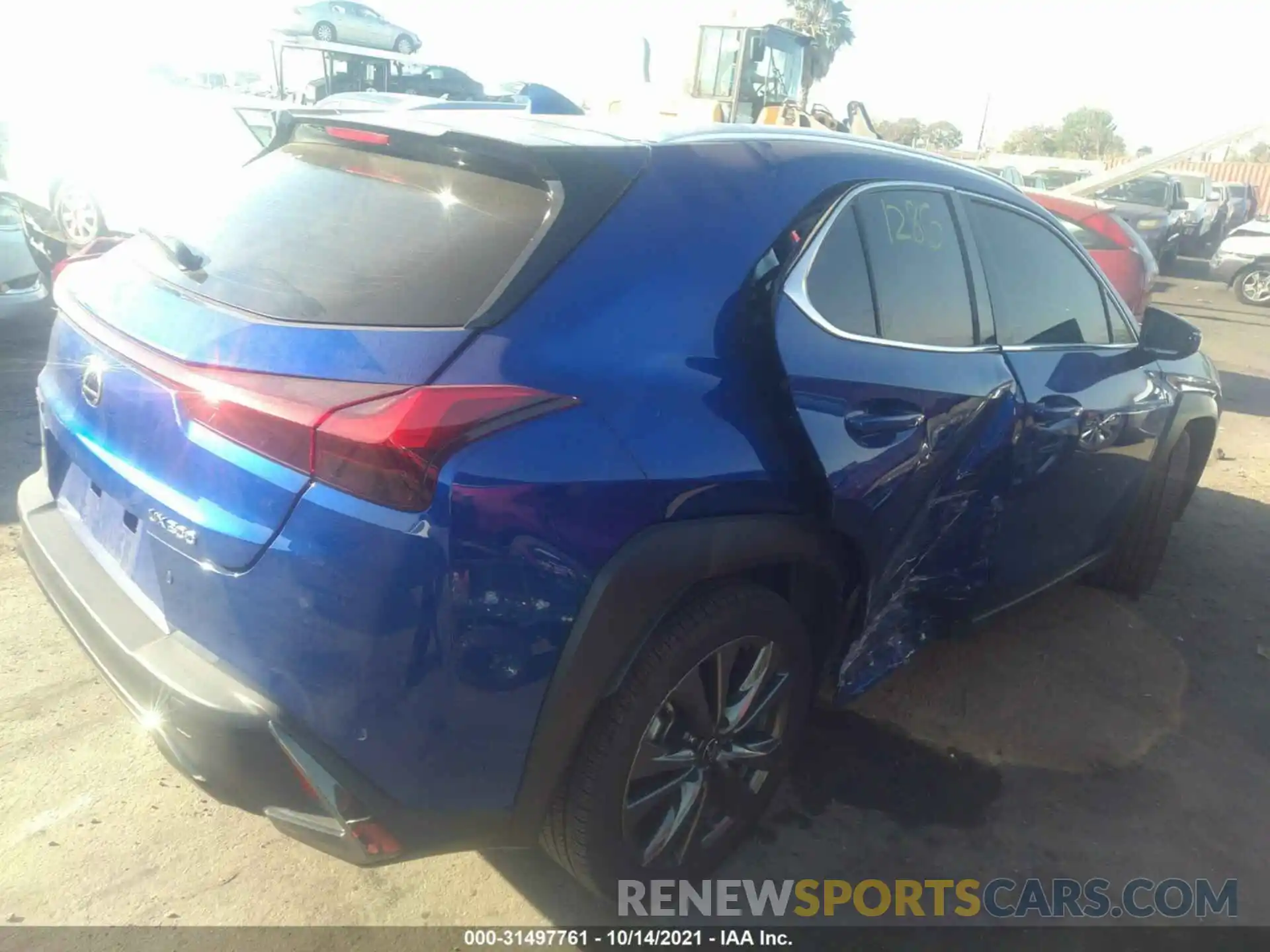 4 Photograph of a damaged car JTHR3JBH8L2021354 LEXUS UX 2020