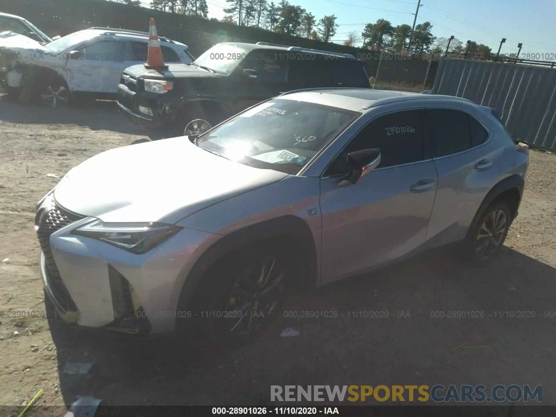 2 Фотография поврежденного автомобиля JTHR9JBH0L2027258 LEXUS UX 2020