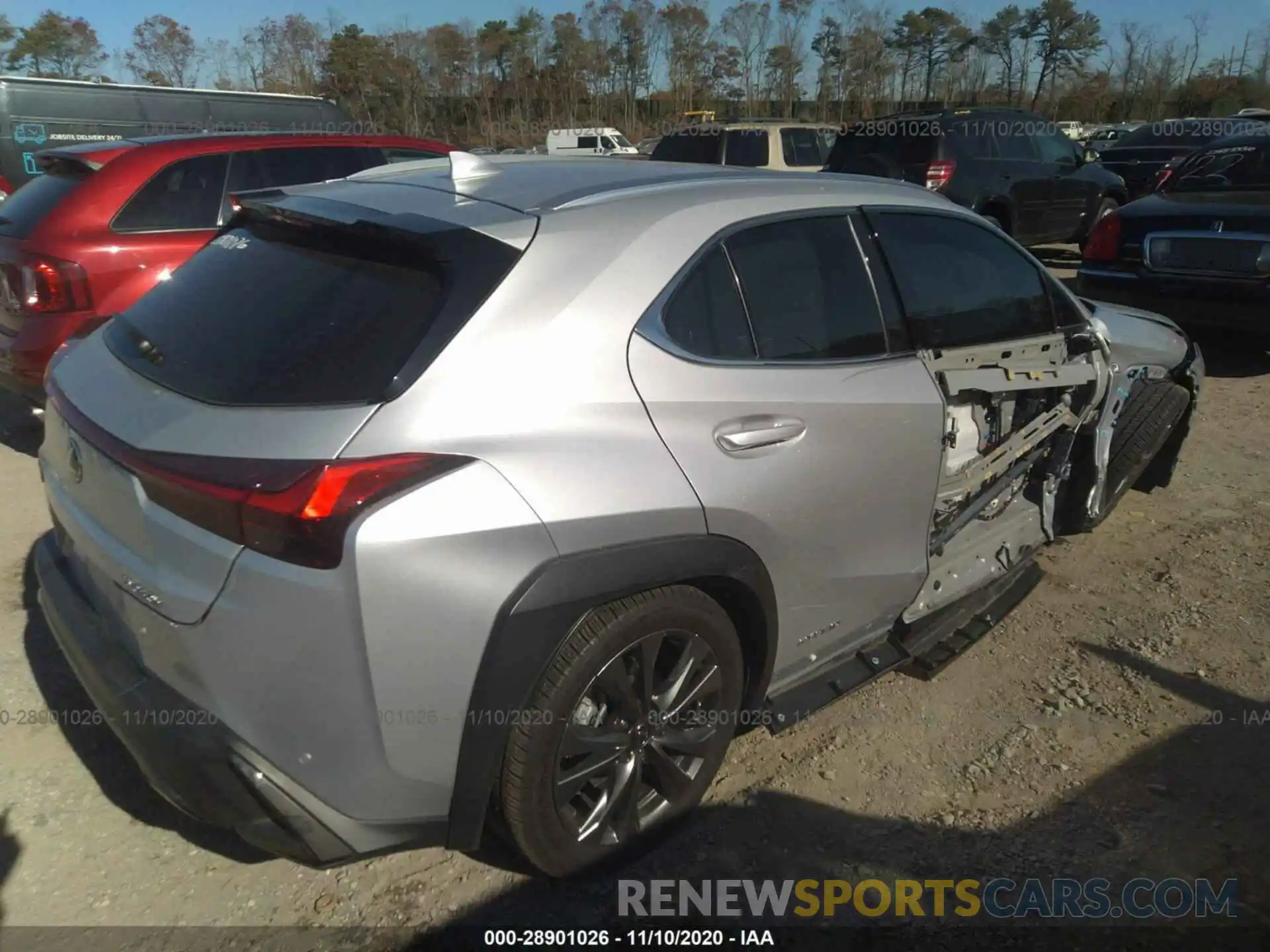 4 Фотография поврежденного автомобиля JTHR9JBH0L2027258 LEXUS UX 2020