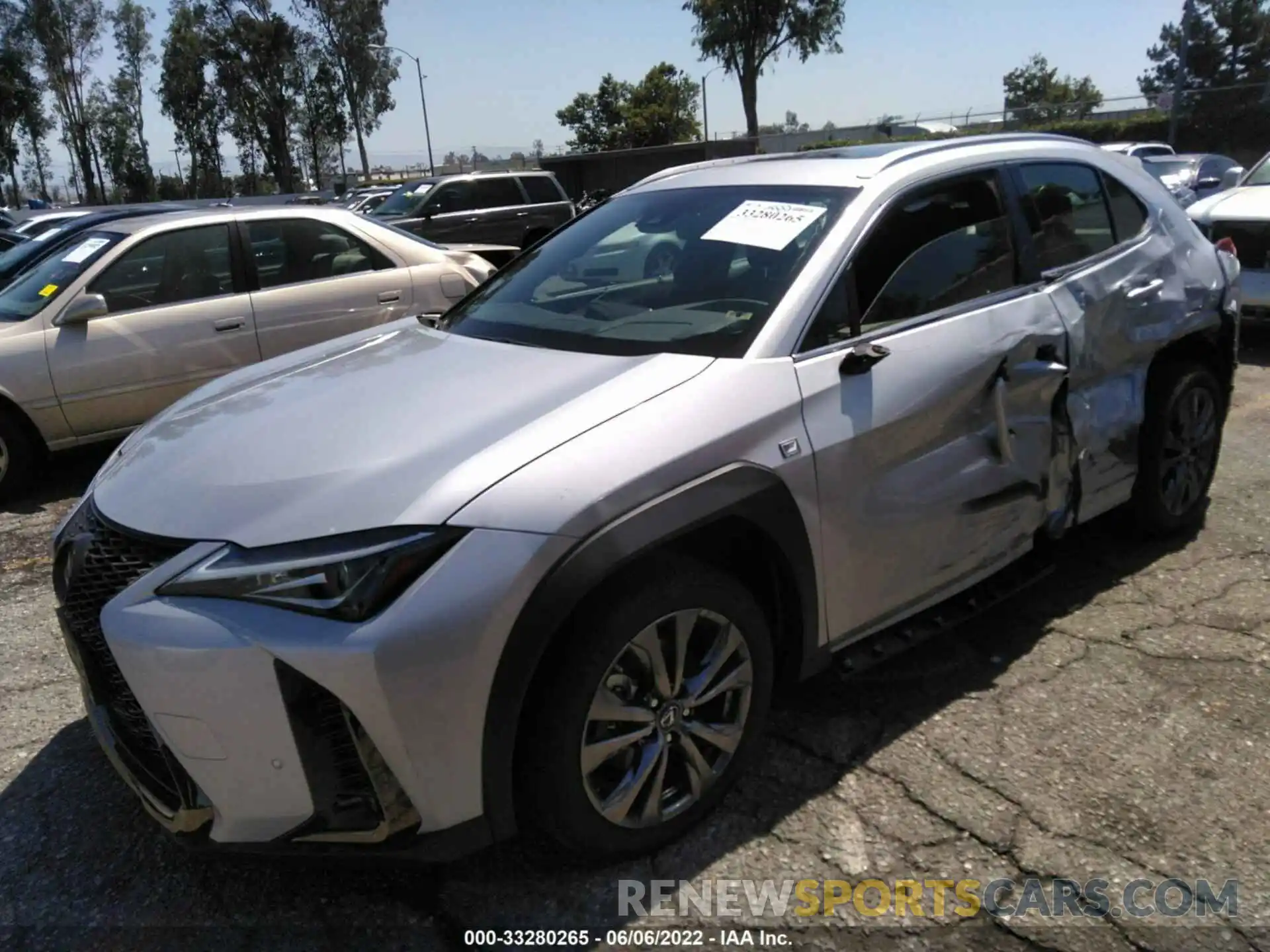 2 Фотография поврежденного автомобиля JTHR9JBH2L2026449 LEXUS UX 2020