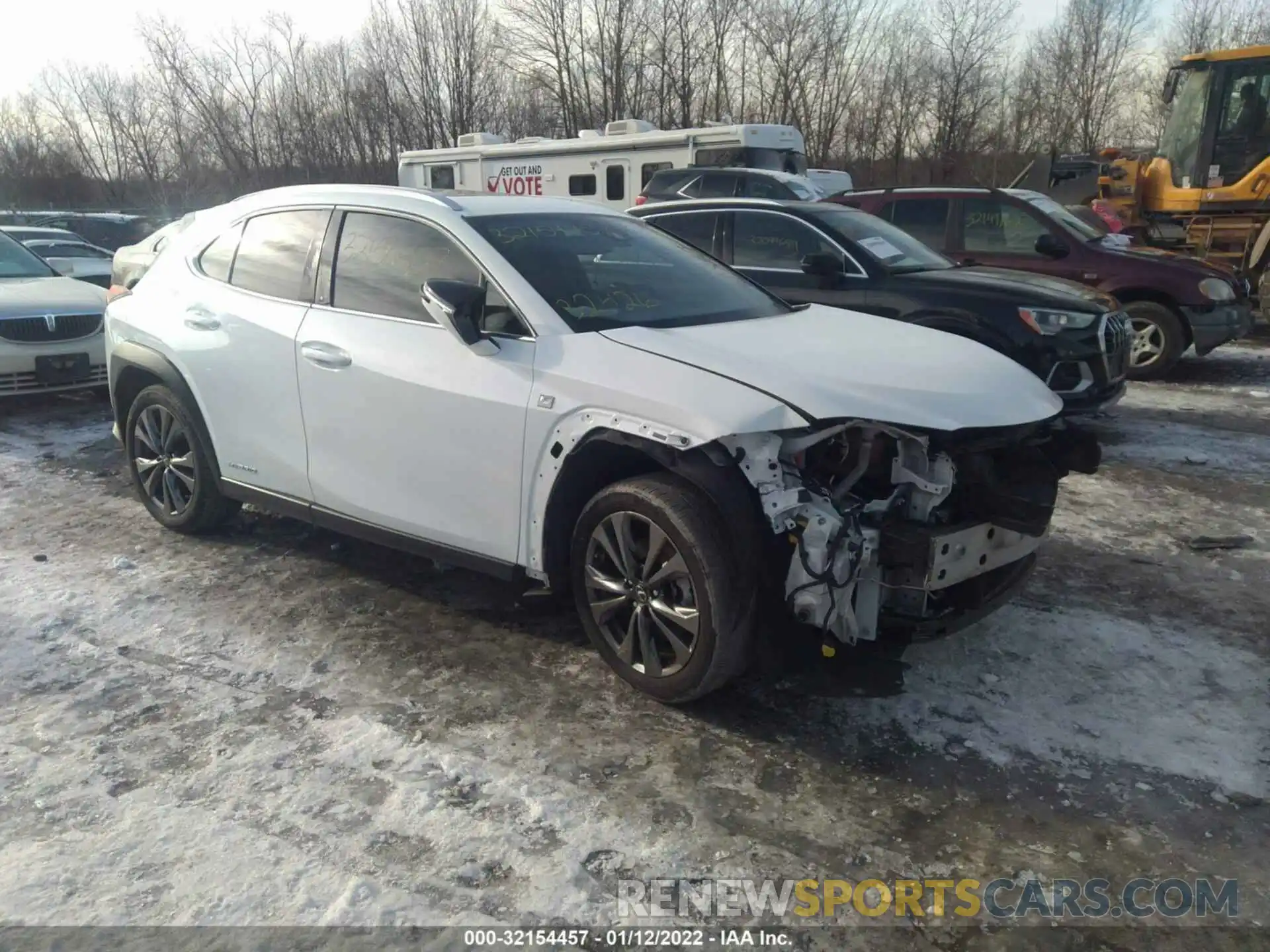 1 Photograph of a damaged car JTHR9JBH2L2027293 LEXUS UX 2020