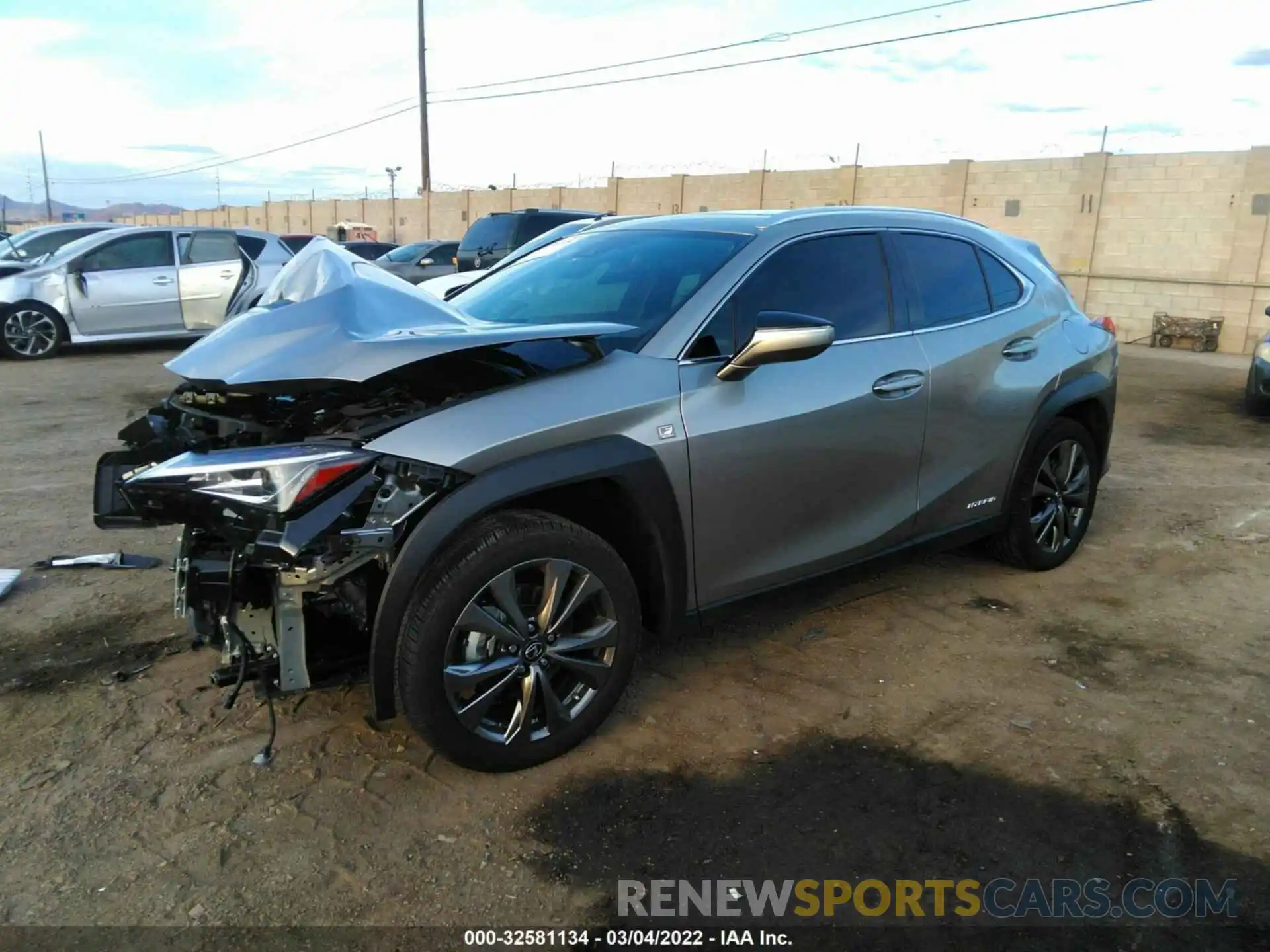 2 Фотография поврежденного автомобиля JTHR9JBH3L2027433 LEXUS UX 2020