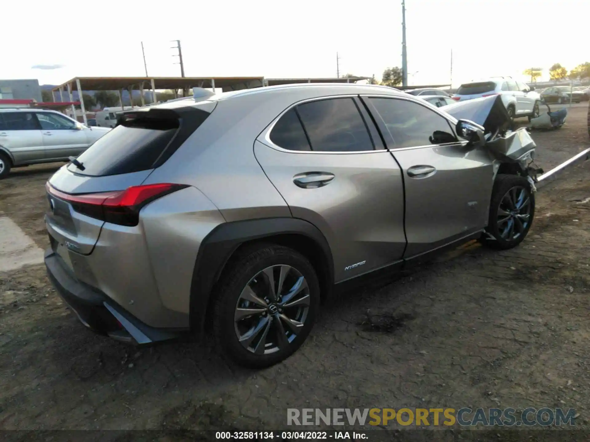 4 Фотография поврежденного автомобиля JTHR9JBH3L2027433 LEXUS UX 2020