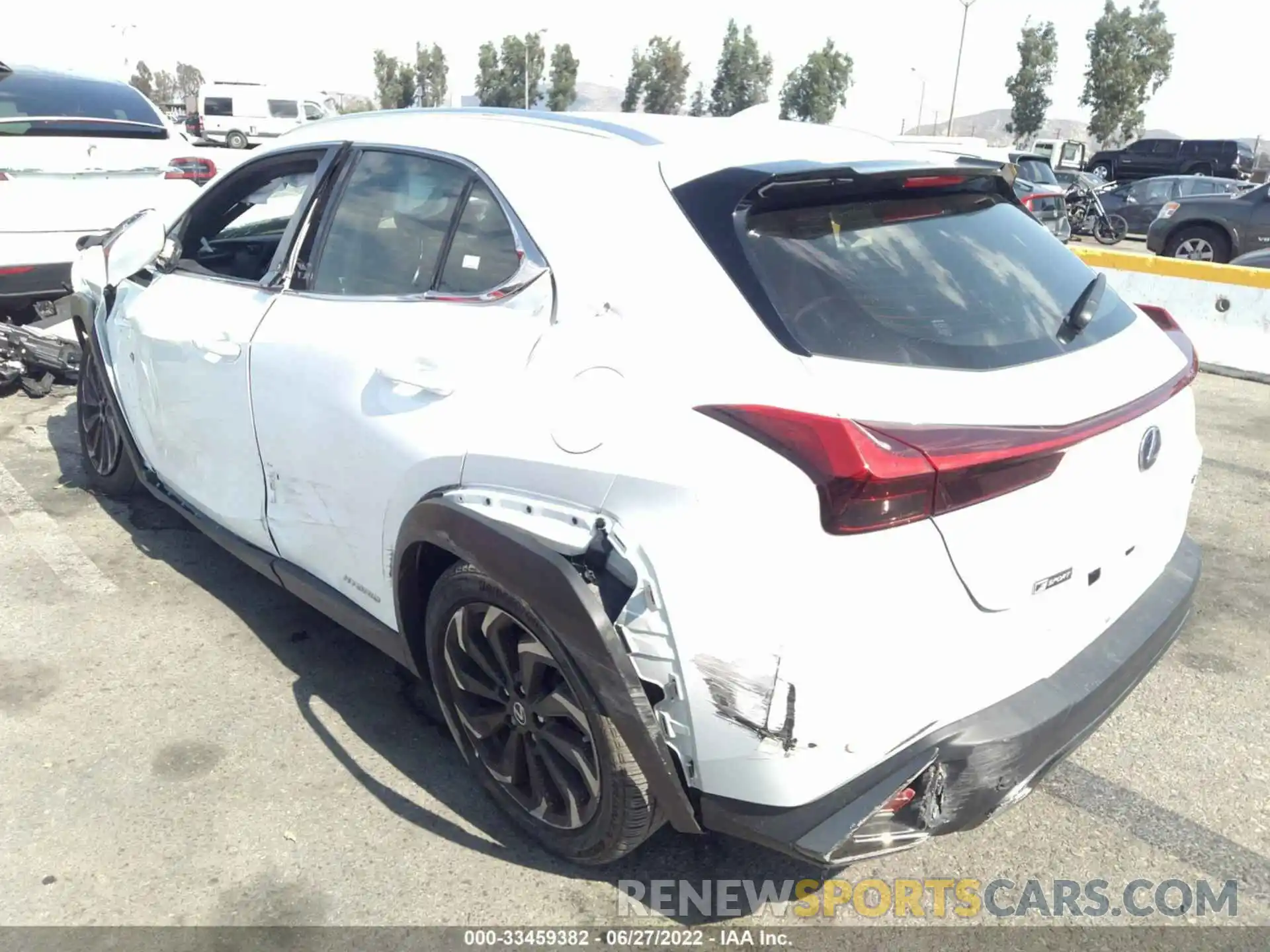 3 Photograph of a damaged car JTHR9JBH5L2028177 LEXUS UX 2020