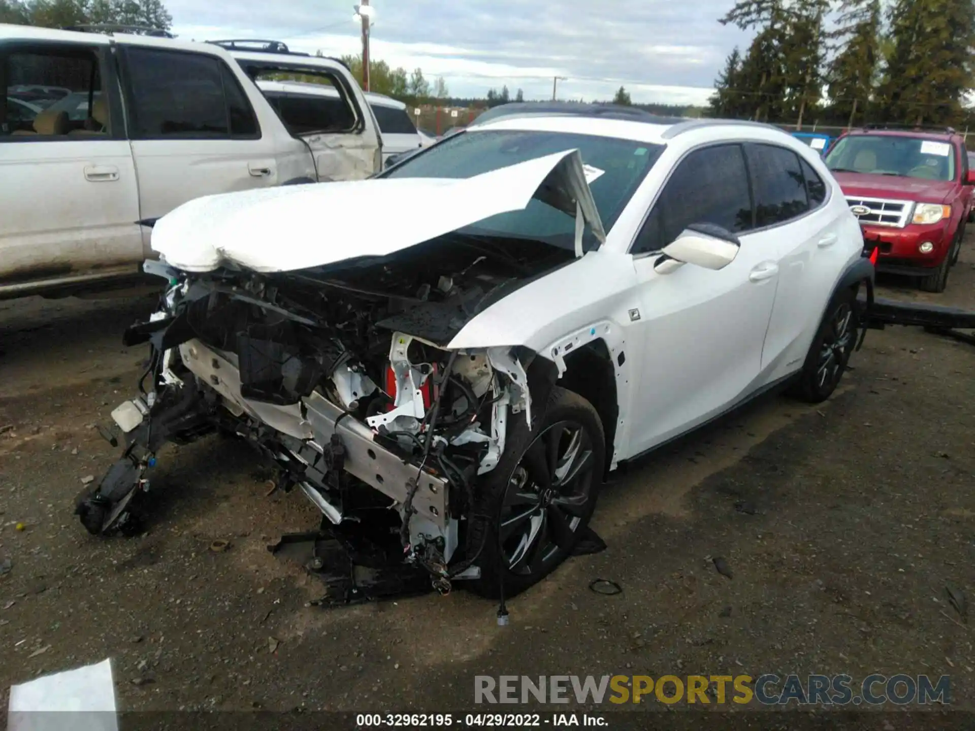 2 Photograph of a damaged car JTHR9JBH6L2032786 LEXUS UX 2020