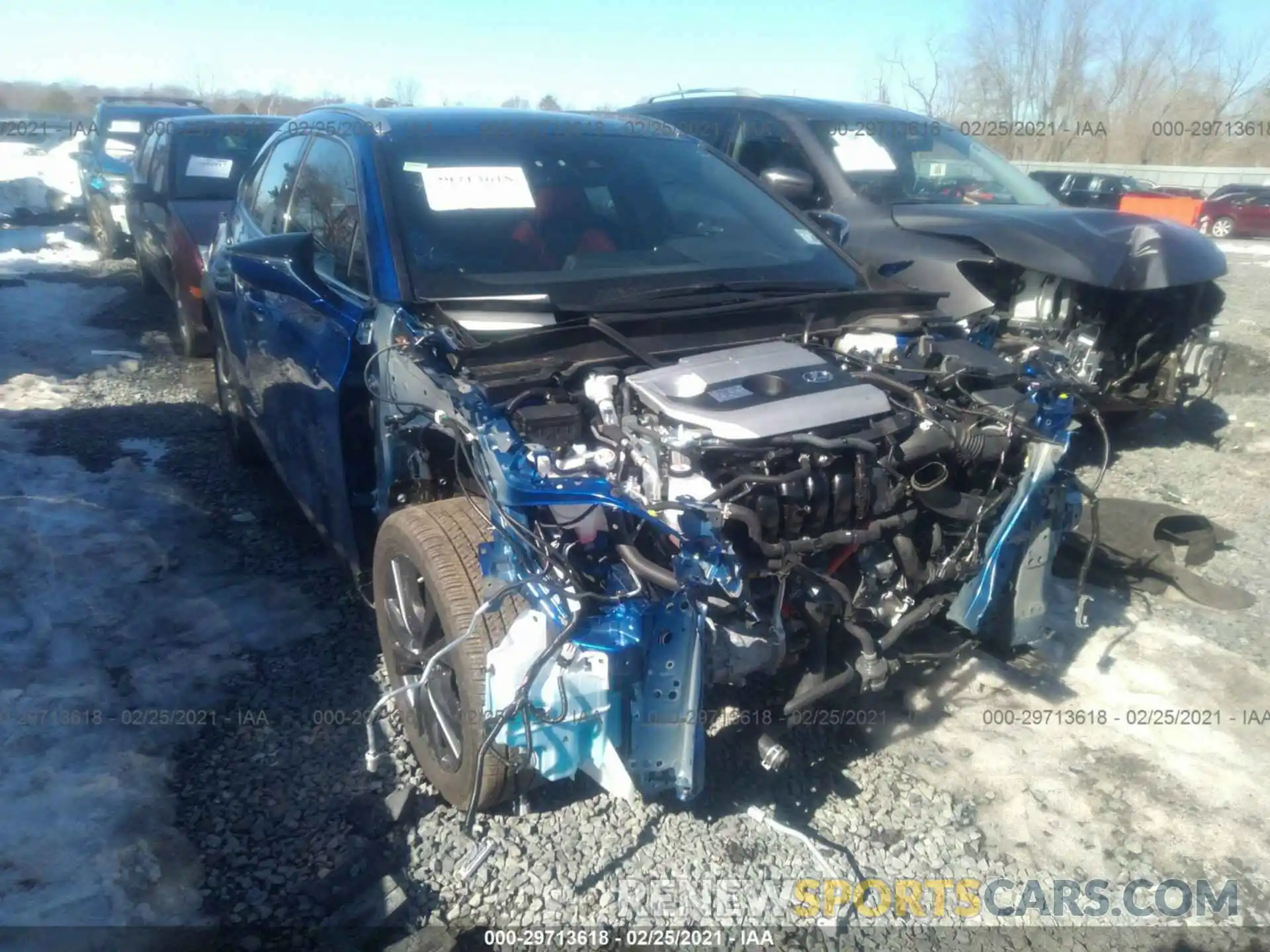 1 Photograph of a damaged car JTHR9JBH7L2024003 LEXUS UX 2020