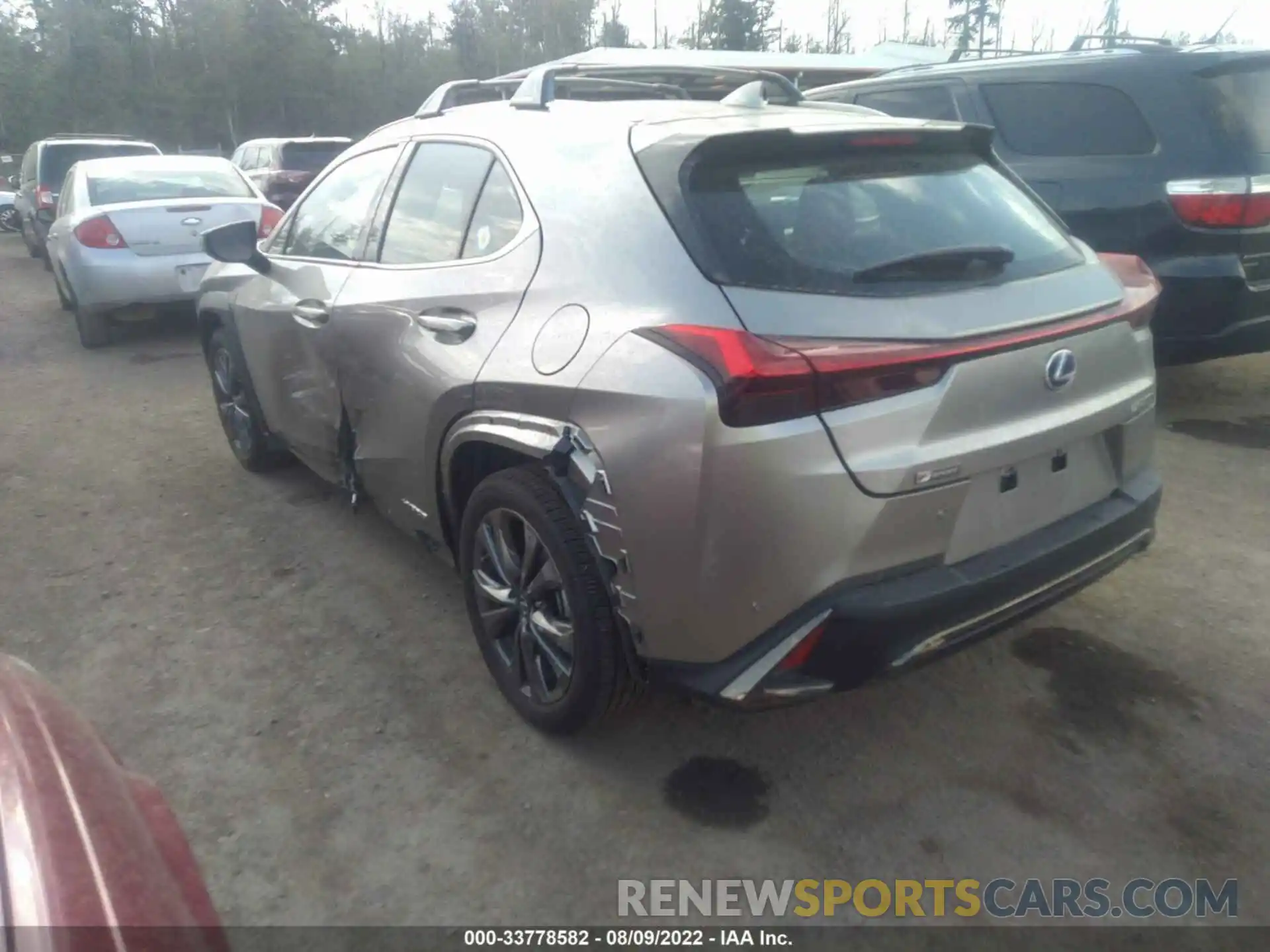 3 Photograph of a damaged car JTHR9JBH9L2032703 LEXUS UX 2020