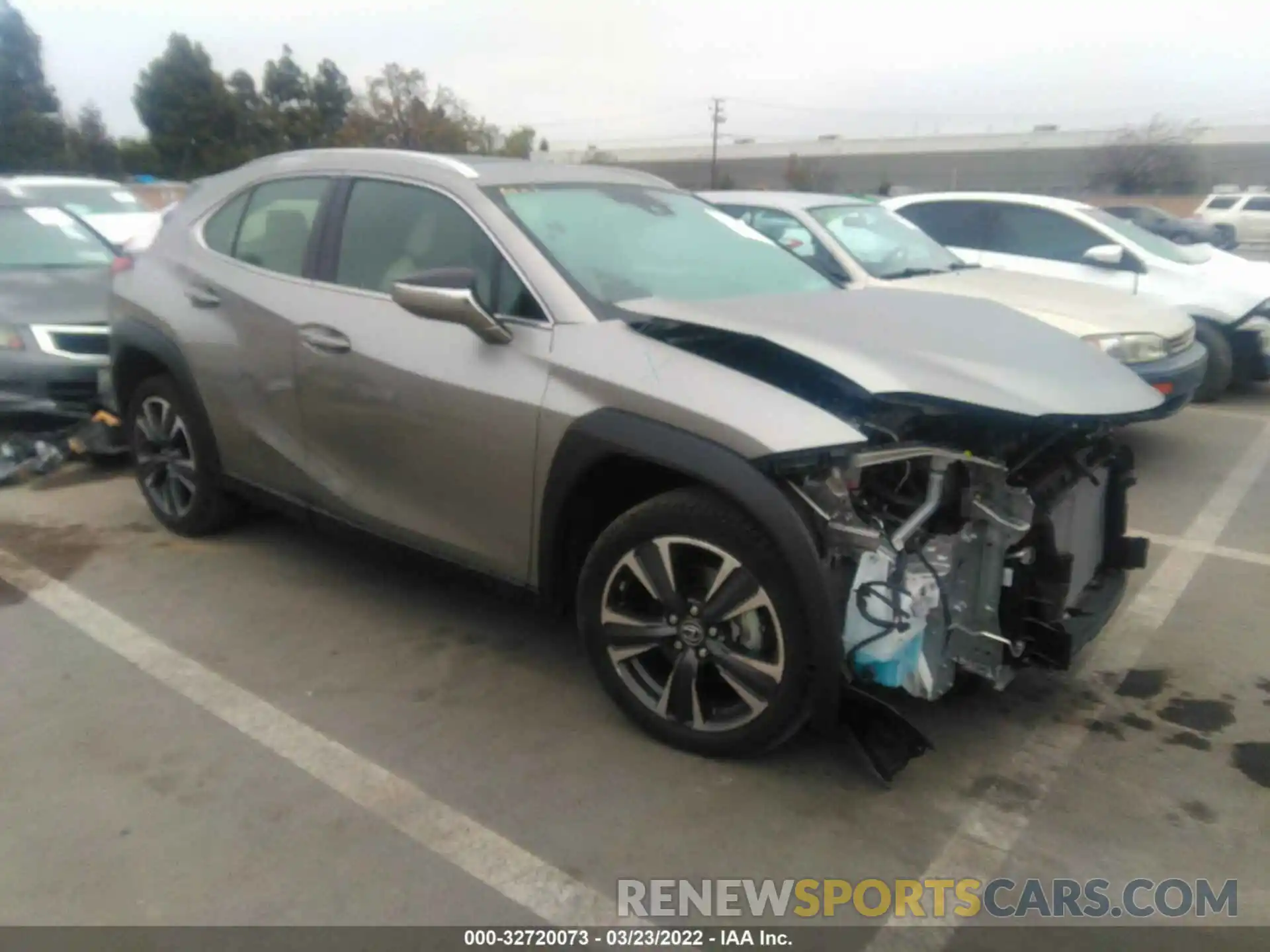 1 Фотография поврежденного автомобиля JTHX3JBH0L2022005 LEXUS UX 2020