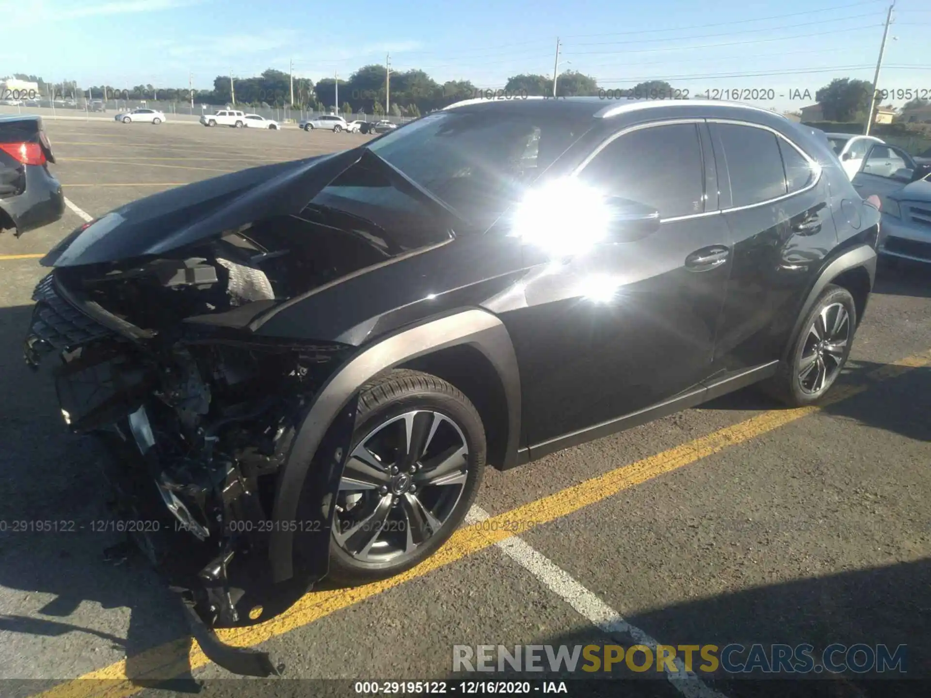 2 Photograph of a damaged car JTHX3JBH0L2023655 LEXUS UX 2020