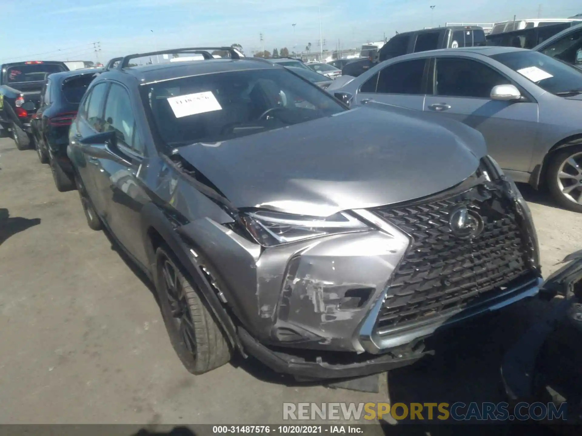 1 Фотография поврежденного автомобиля JTHX3JBH0L2029830 LEXUS UX 2020